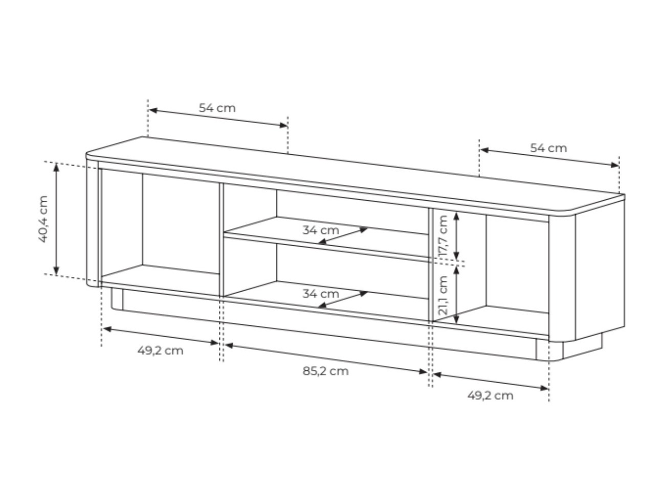 TV-meubel Sevdori 104