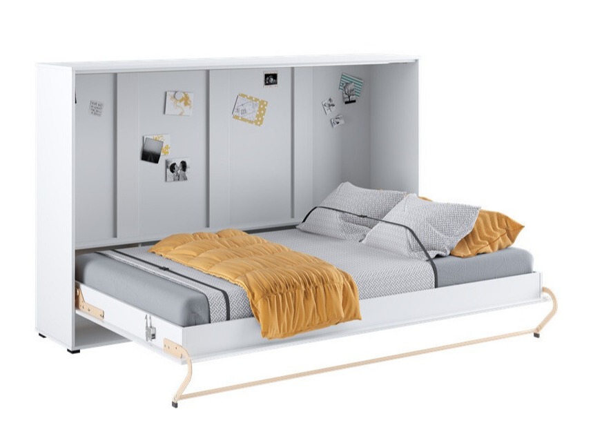 Muurbed Concept Pro Lenart IV (Wit + Glanzend wit)