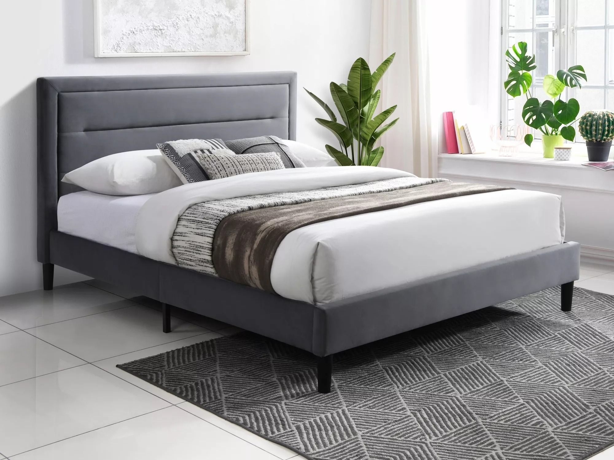 Bed Detroit 787 (Grijs)