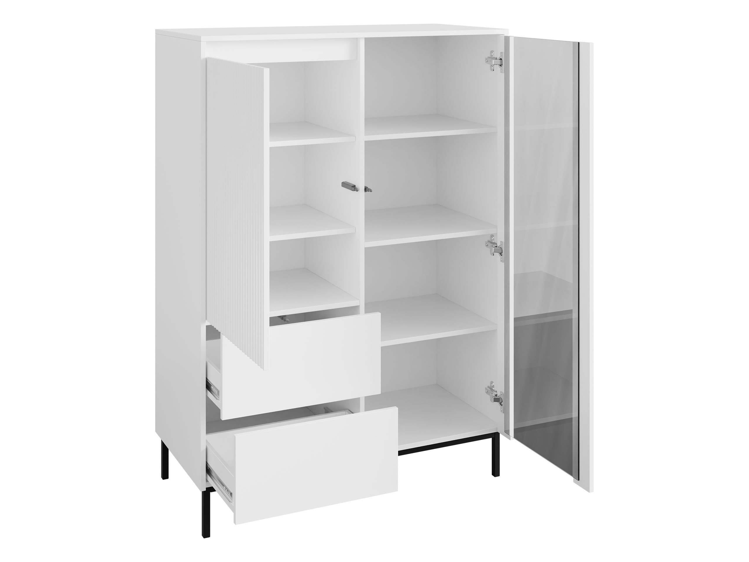 Boekenkast Comfivo Delruva (Zwart)