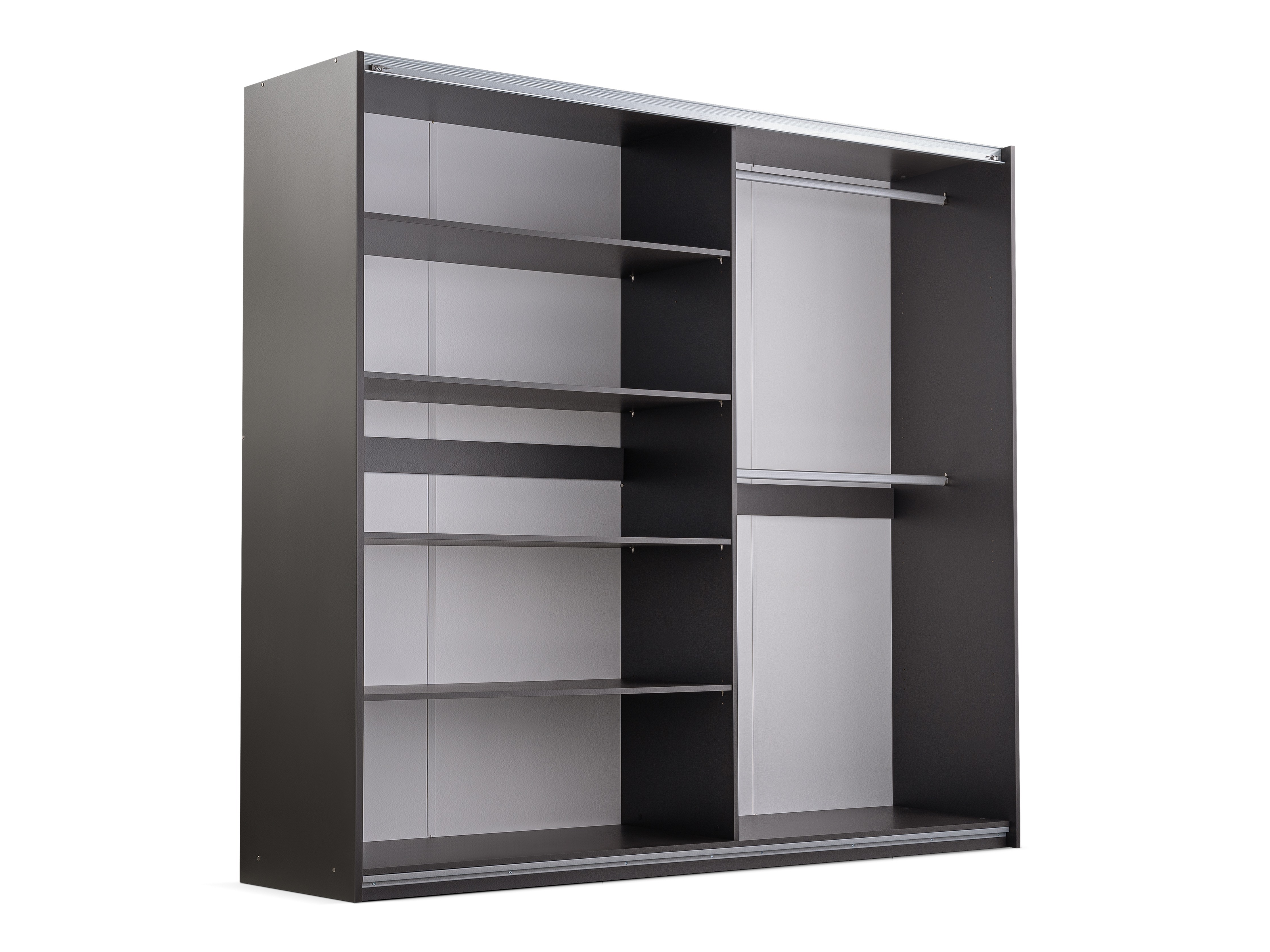 Kledingkast Honolulu 256 (Grafiet)