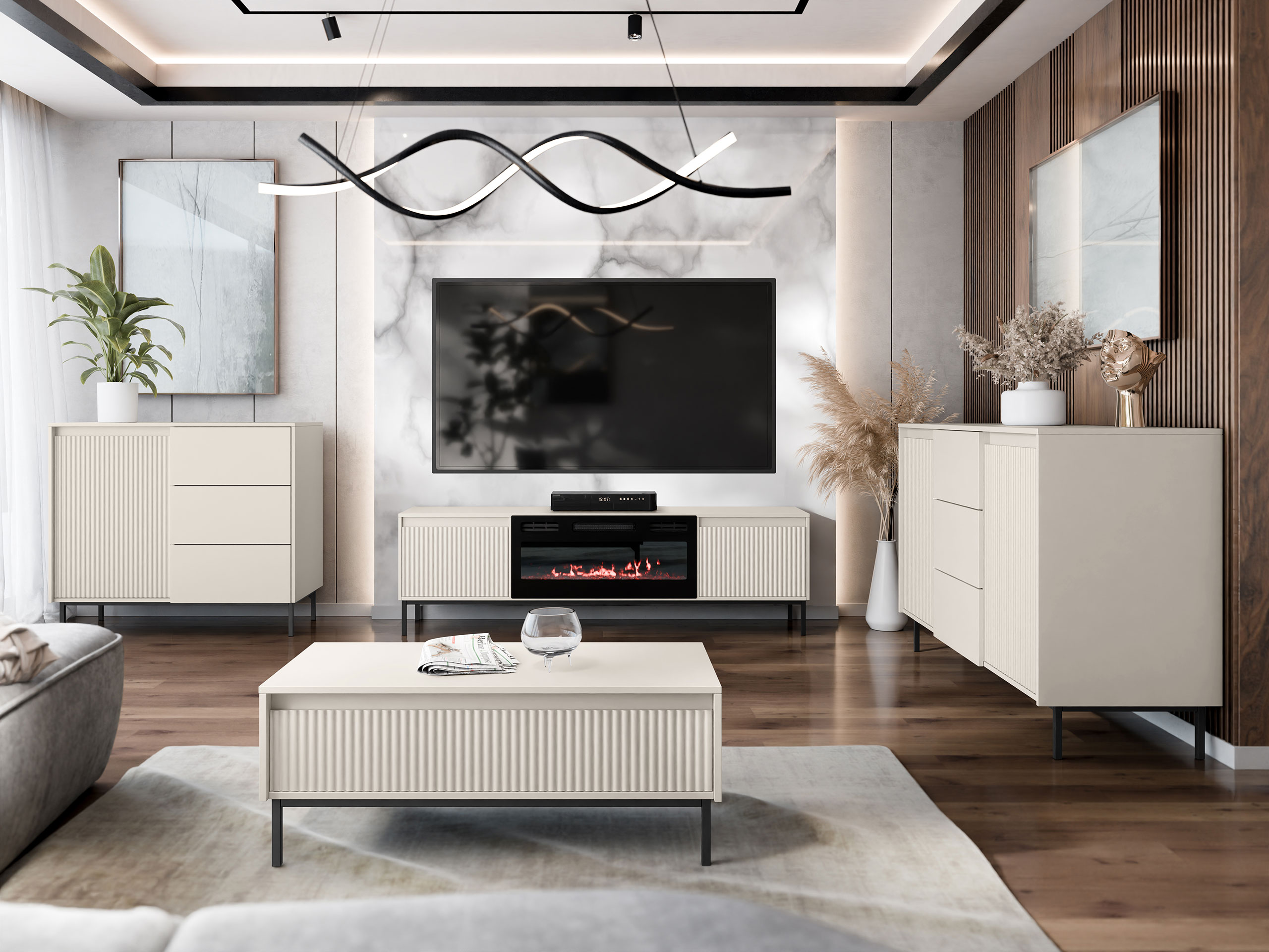 Woonkamerset Comfivo Delruva 109 (Kasjmier)