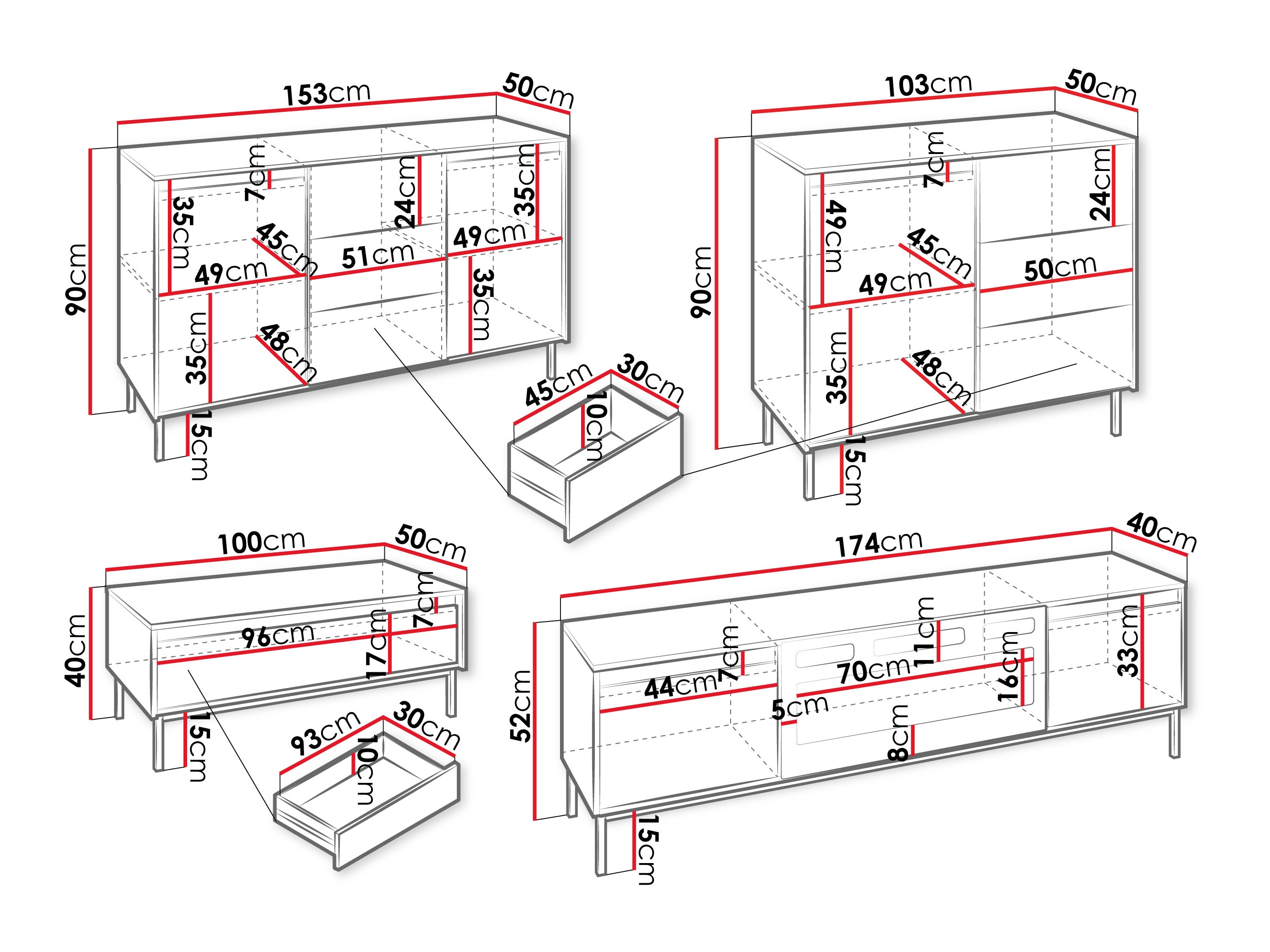 Woonkamerset Comfivo Delruva 109 (Wit)