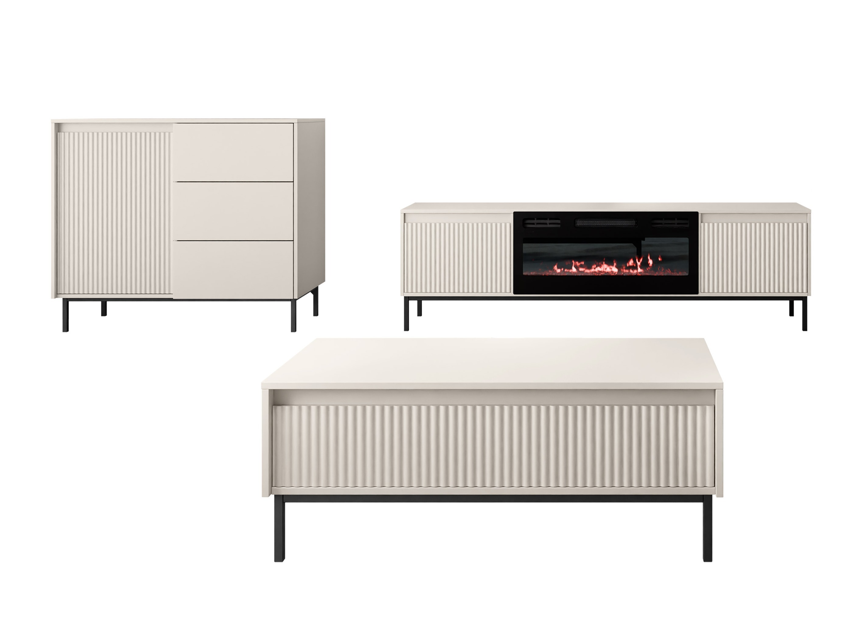 Woonkamerset Comfivo Delruva 110 (Kasjmier)