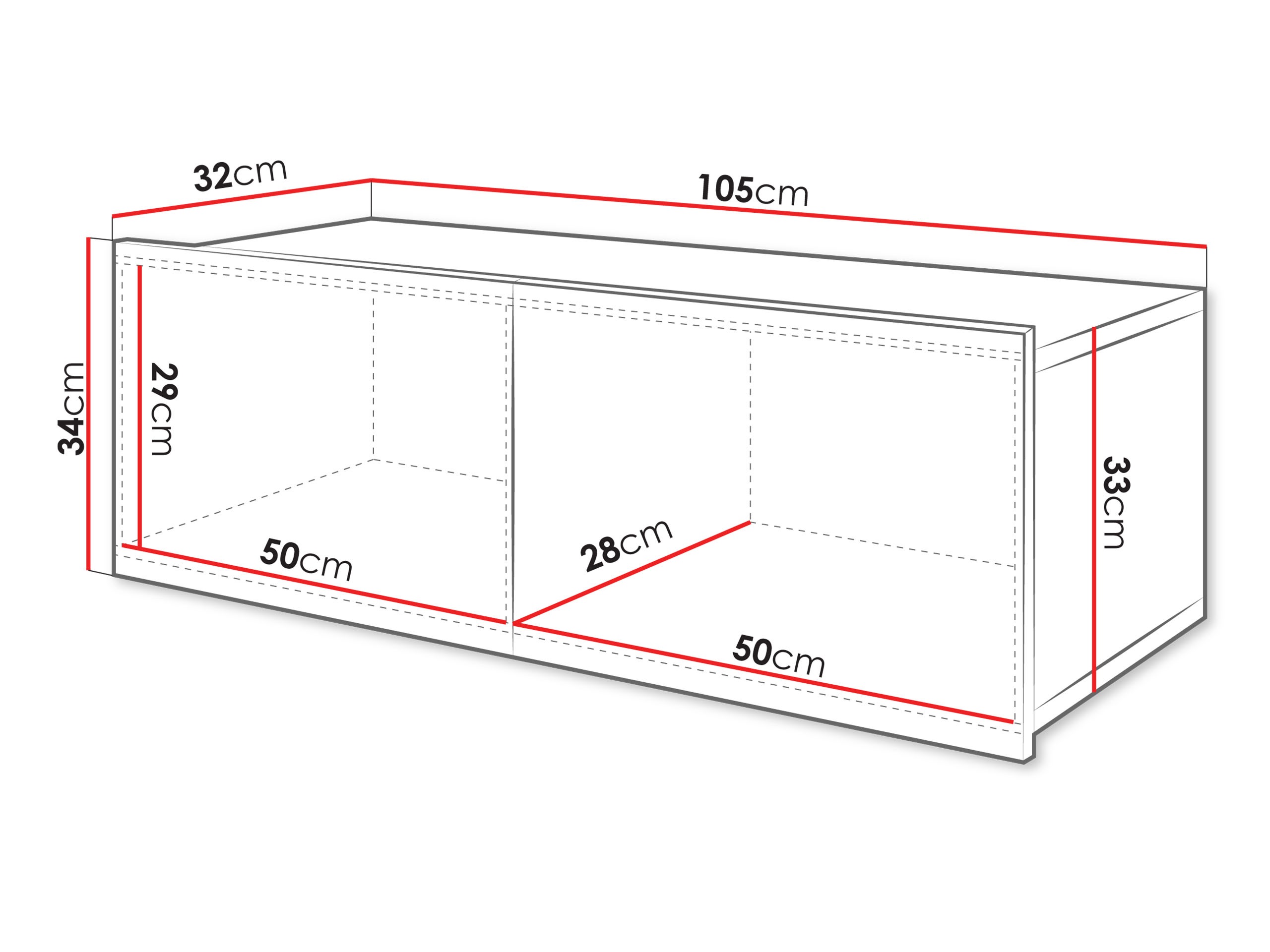 Wandkast Tivdalu 101 (Kasjmier)