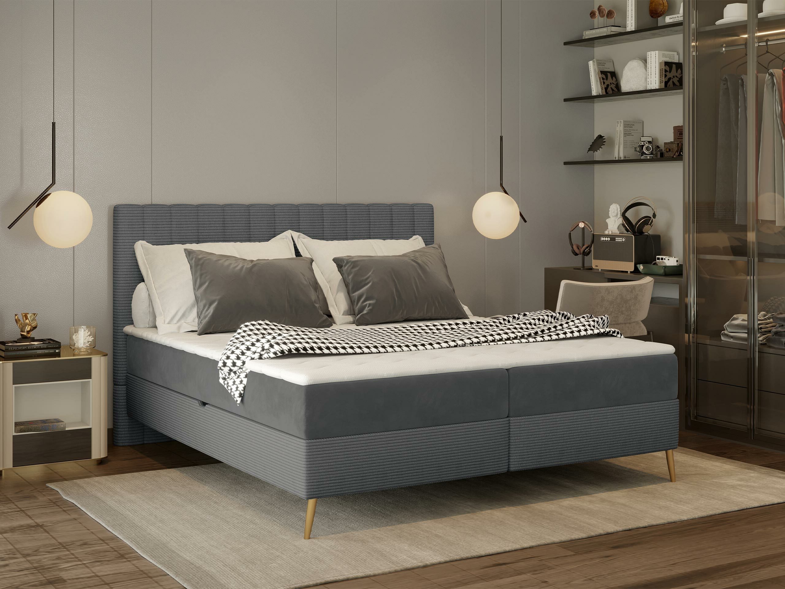 Boxspring Indiana 159 (Poso 22 + Kronos 22)