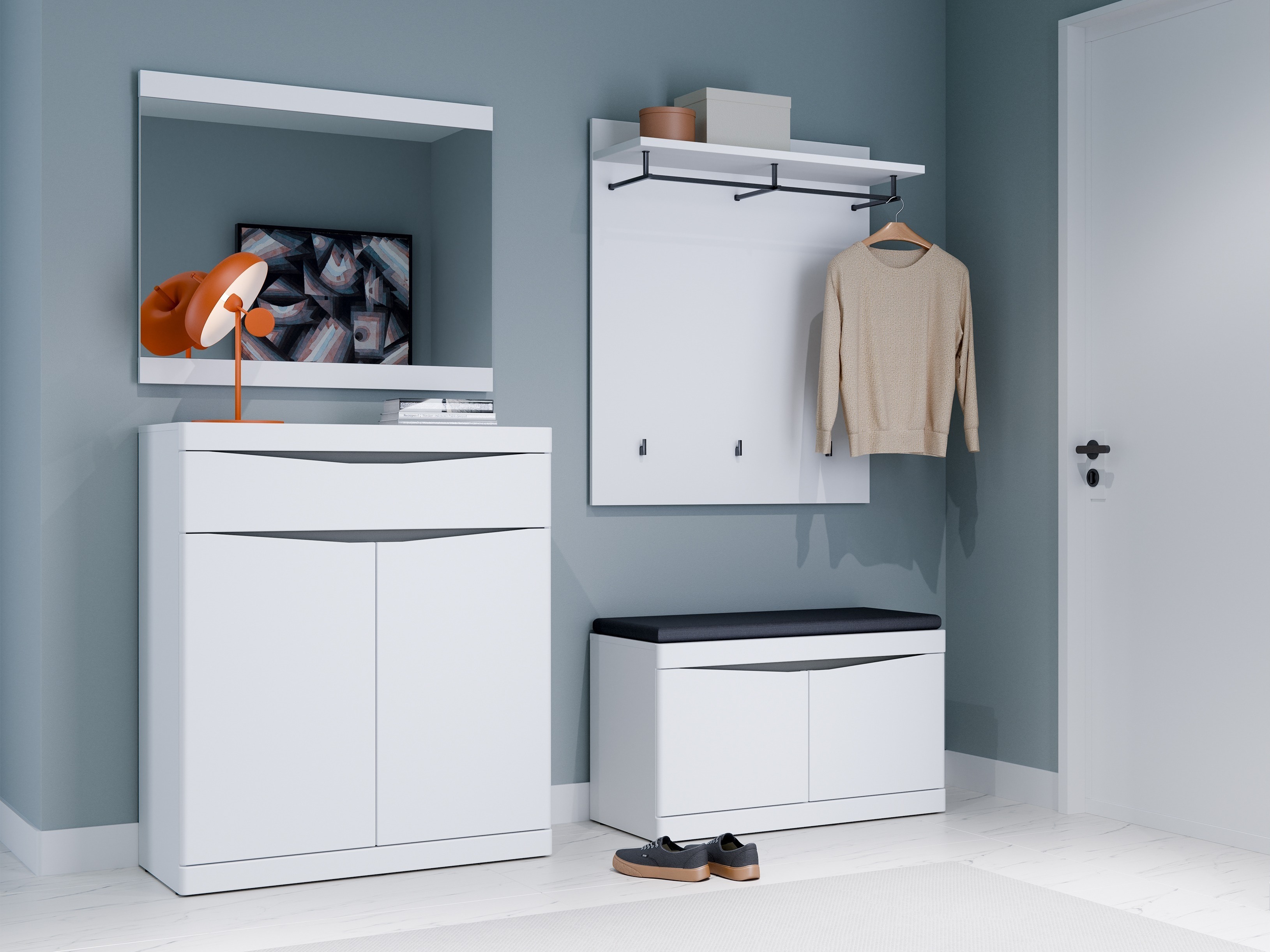 Gangmeubelset Venlori 119 (Wit)