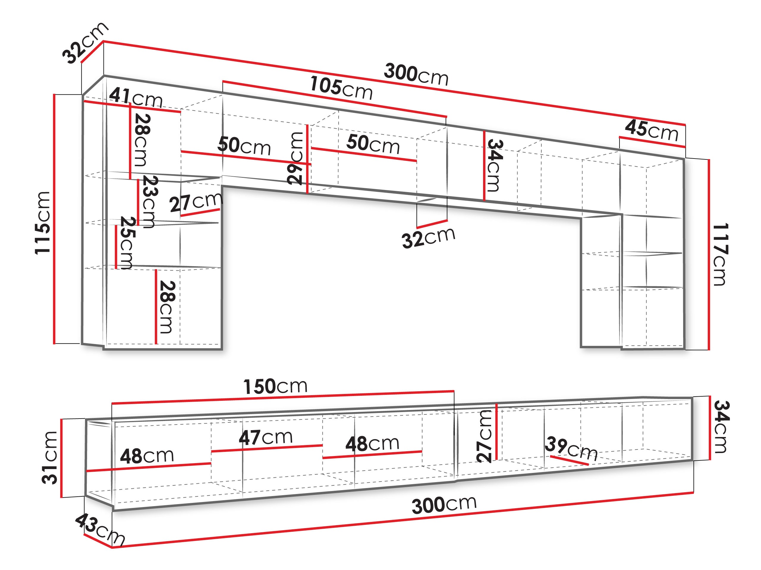 Woonkamerset Tivdalu 105 (Kasjmier)