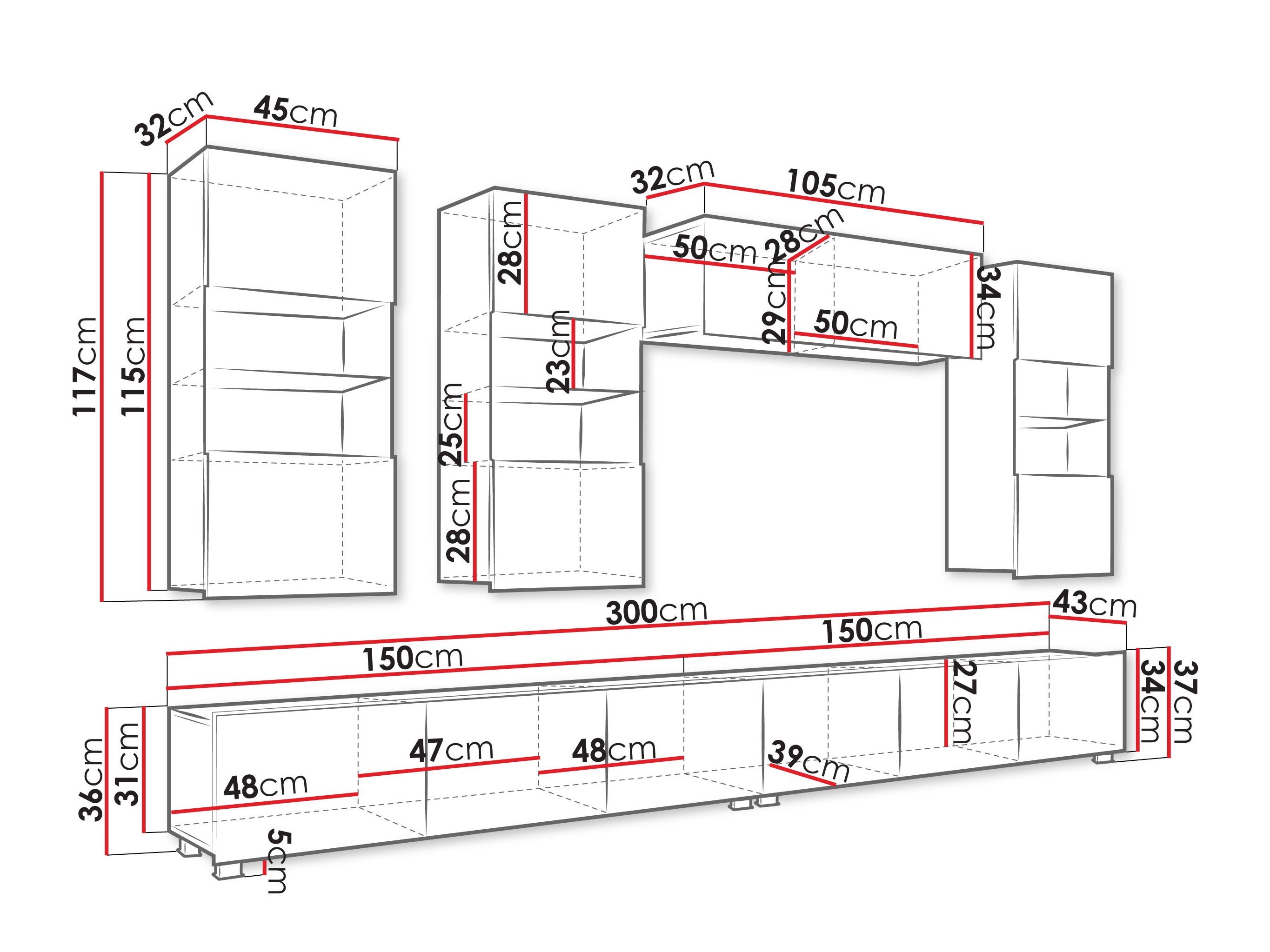 Woonkamerset Tivdalu 109 (Kasjmier)