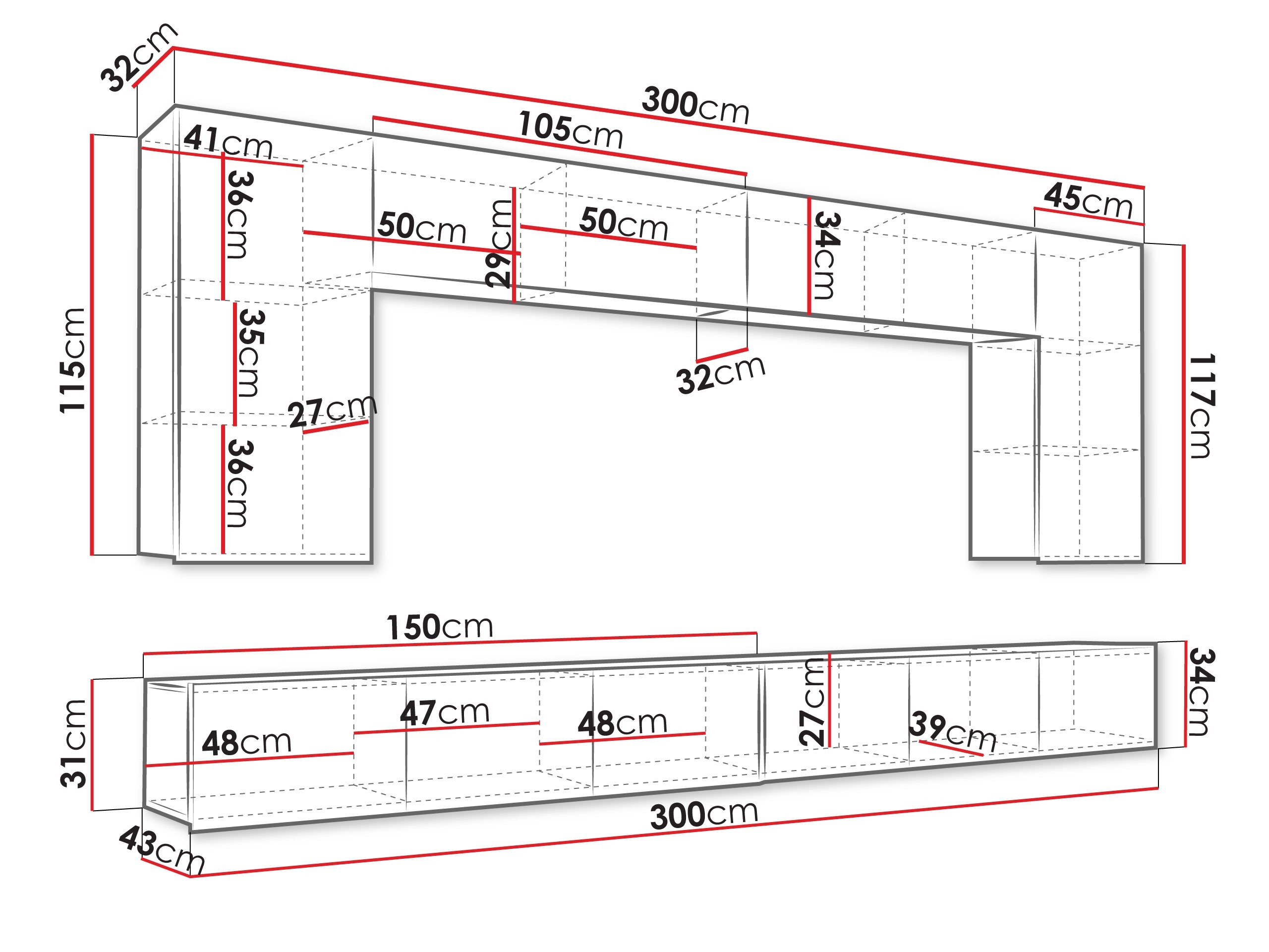 Woonkamerset Tivdalu 135 (Kasjmier)