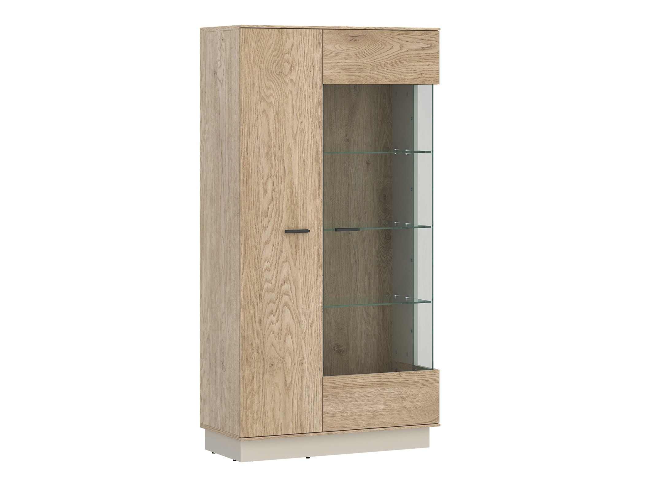 Boekenkast Avicoro 103 (Kasjmier + Sonoma eik)