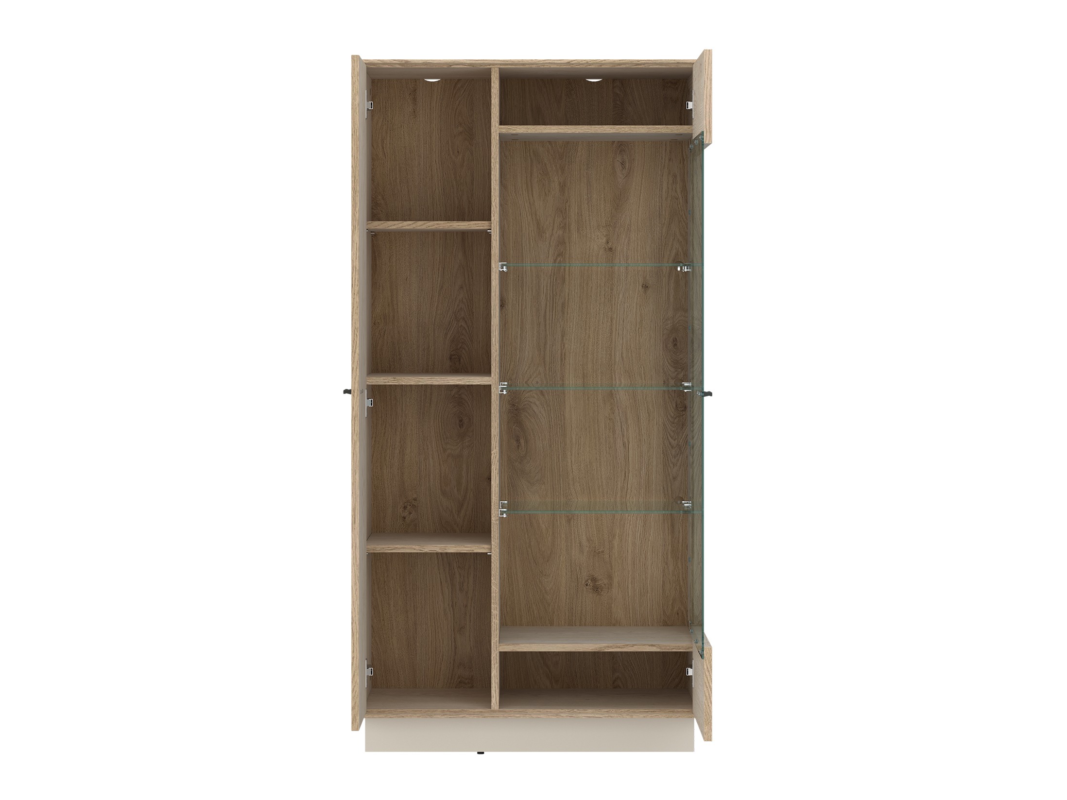 Boekenkast Avicoro 103 (Kasjmier + Sonoma eik)