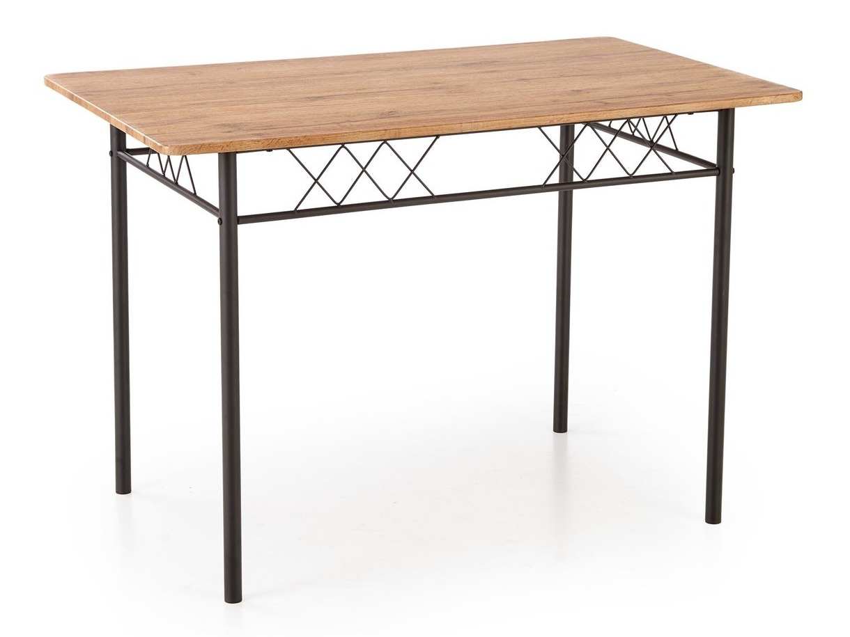 Eetkamerset Houston 1251 (Eiken + Zwart)