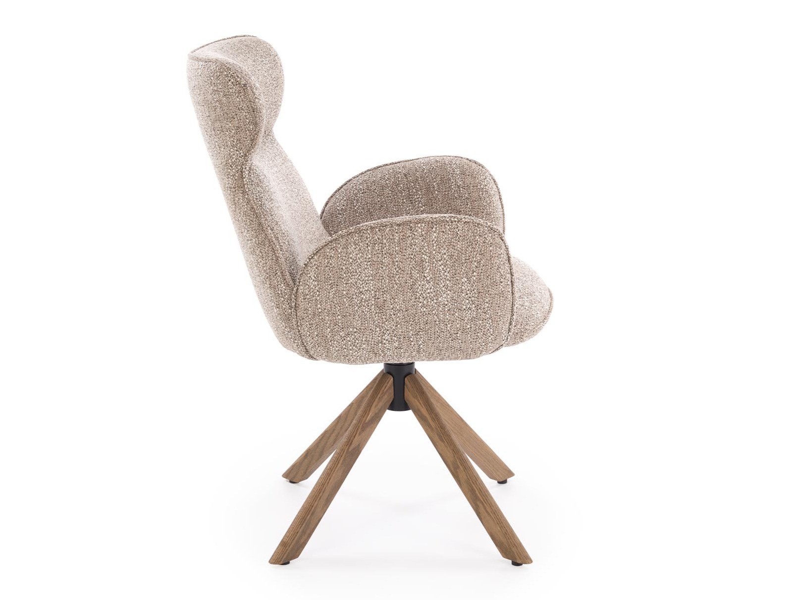 Stoel Houston 2041 (Beige + Notenhout)