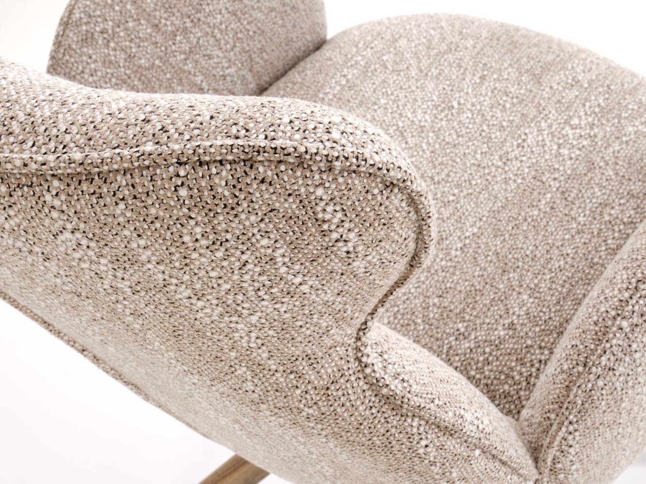 Stoel Houston 2041 (Beige + Notenhout)