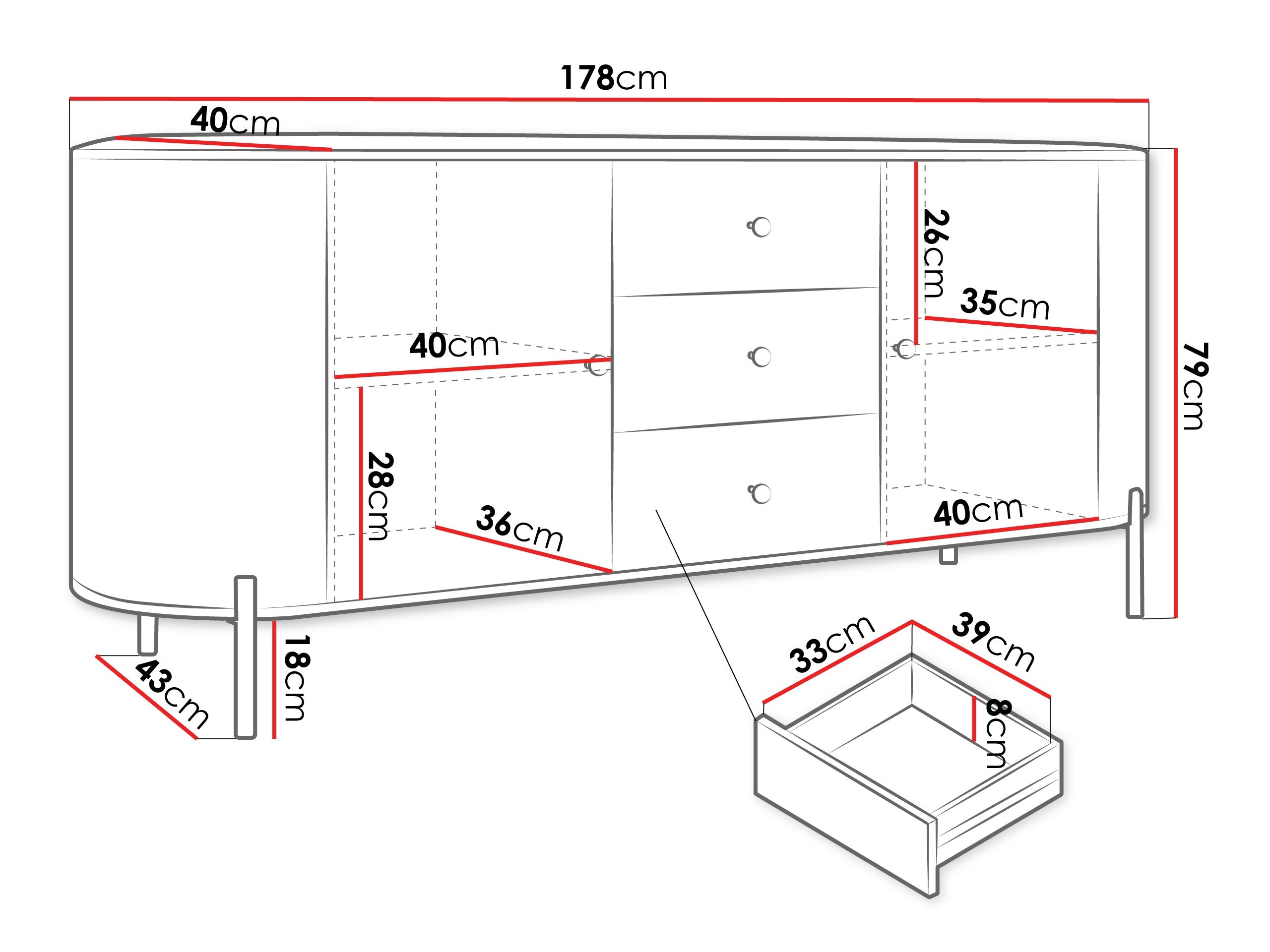 Ladekast Comfivo Mirsoni