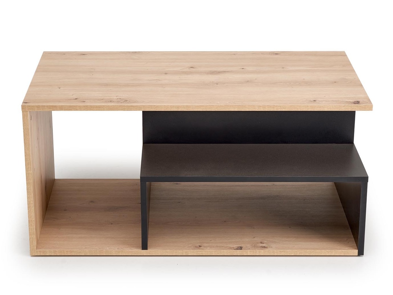 Salontafel Houston 1991 (Zwart + Artisan eiken)