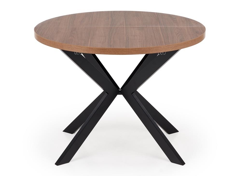 Tafel Houston 1495 (Notenhout + Zwart)