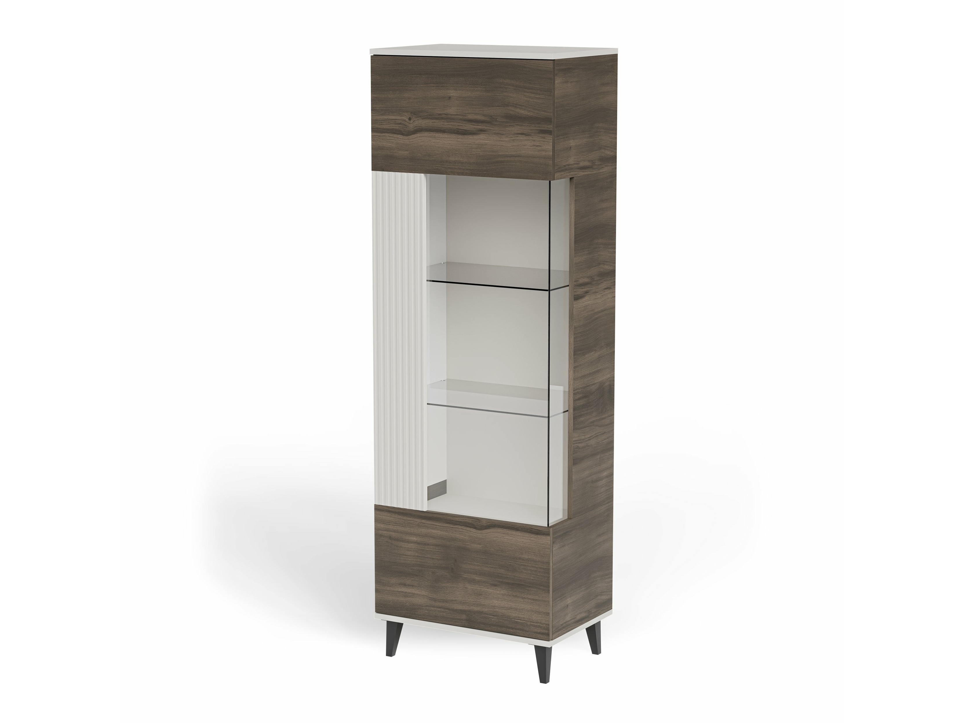 Boekenkast Luelia 112 (Notenhout + Kasjmier)