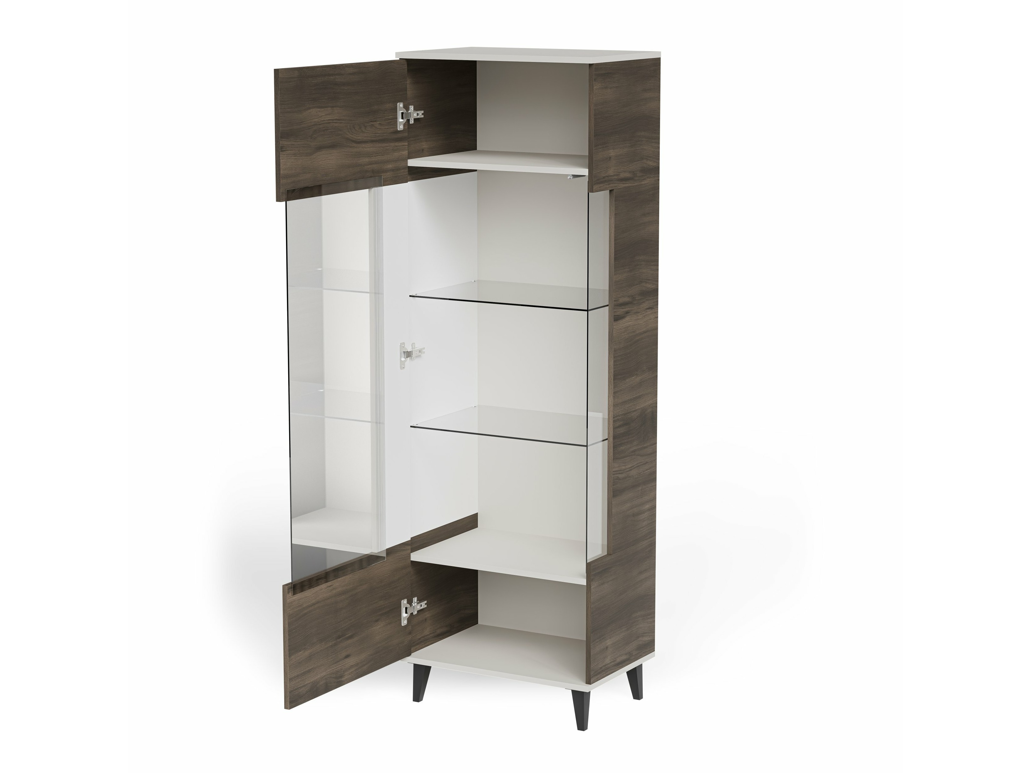 Boekenkast Luelia 112 (Notenhout + Kasjmier)