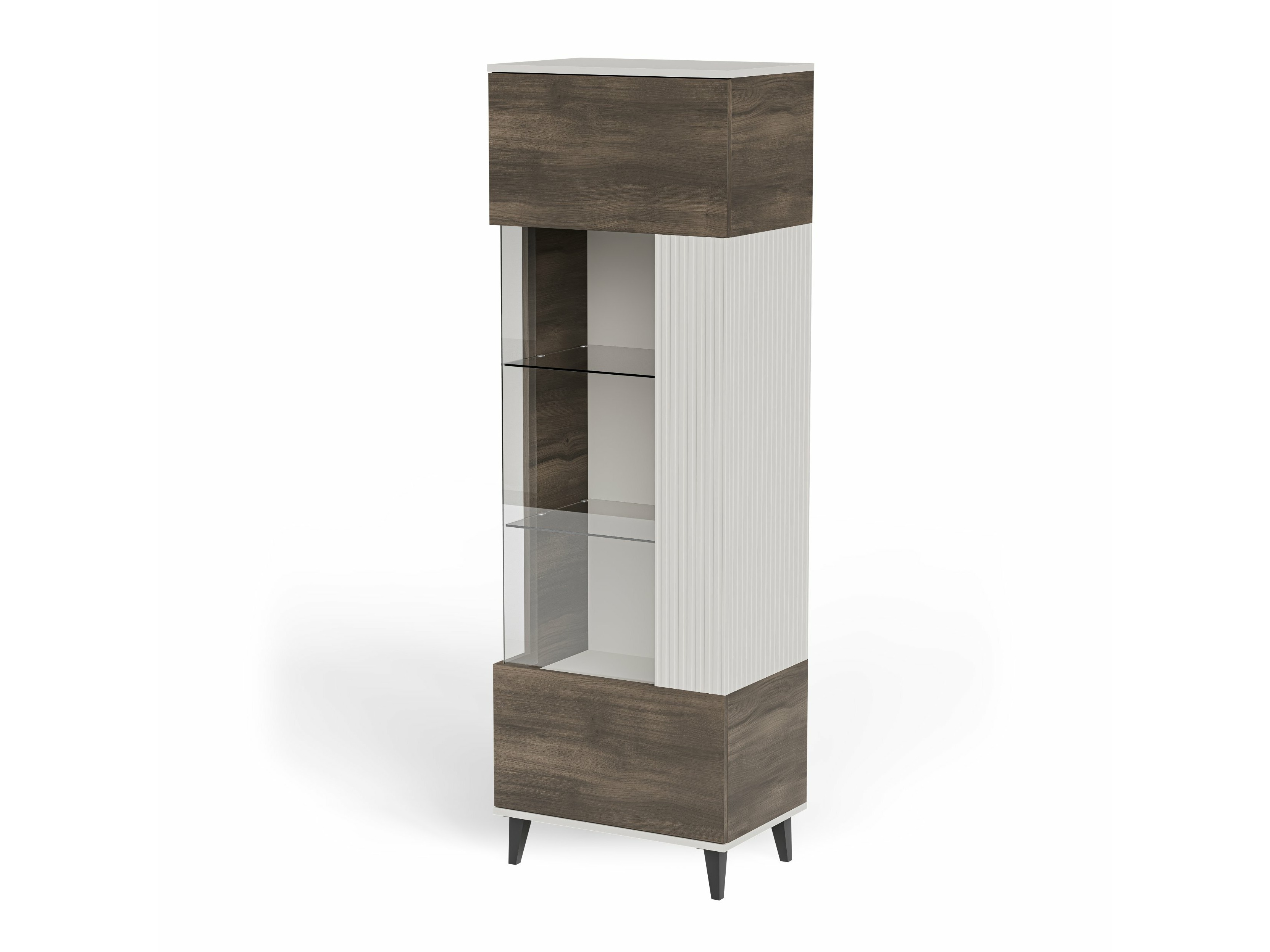 Boekenkast Luelia 112 (Notenhout + Kasjmier)