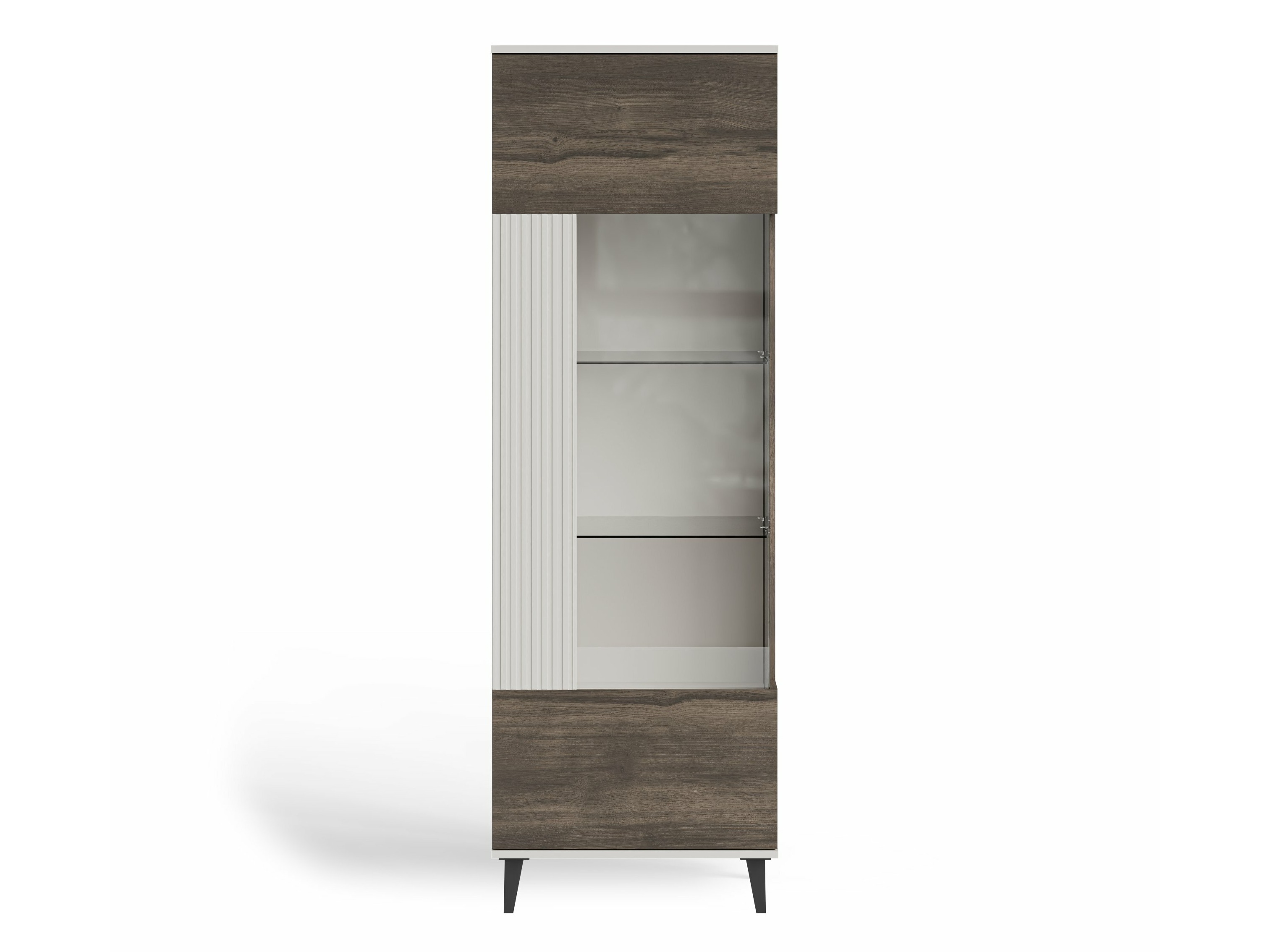 Boekenkast Luelia 112 (Notenhout + Kasjmier)