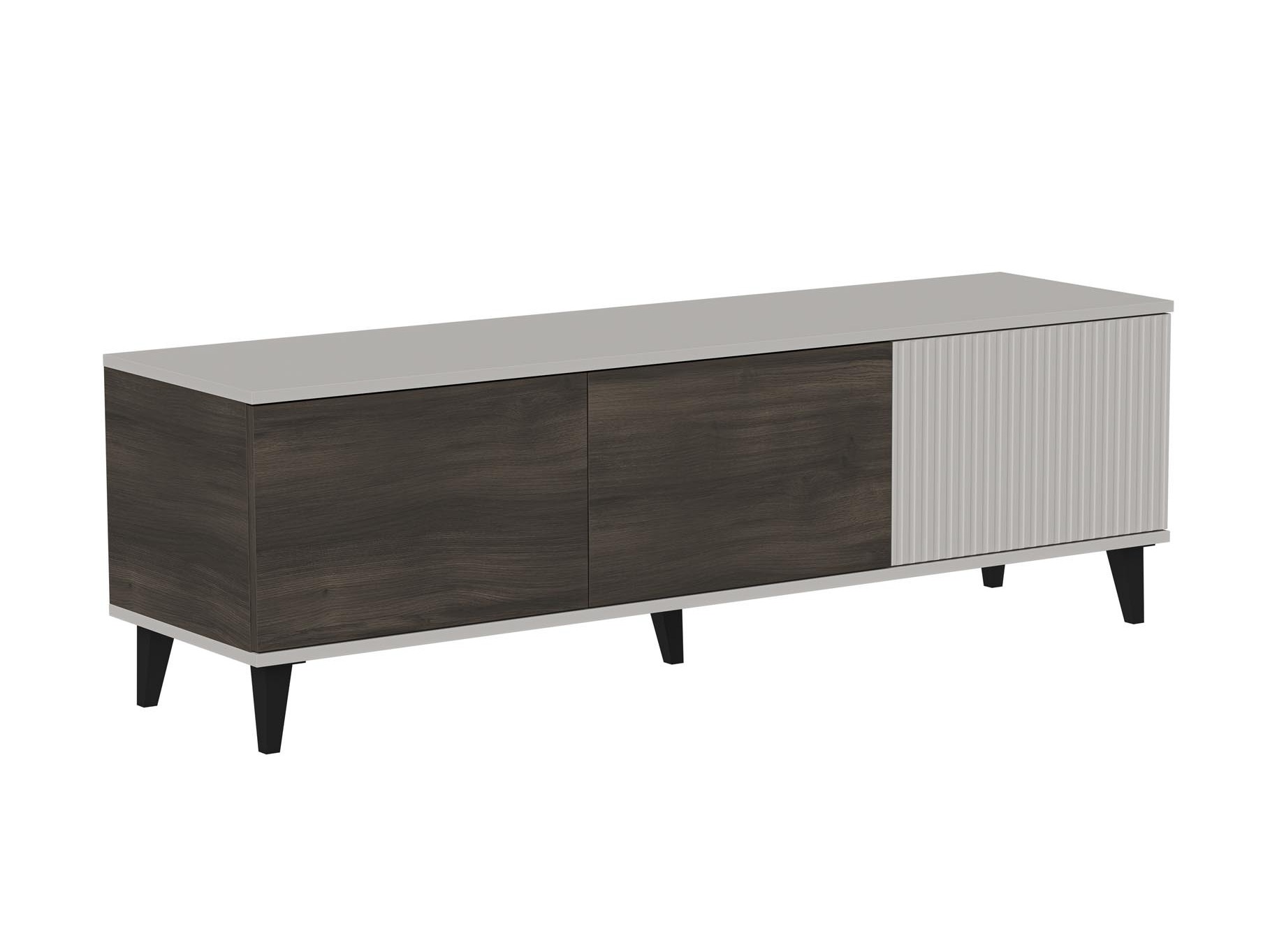 TV-meubel Luelia 115 (Notenhout + Kasjmier)