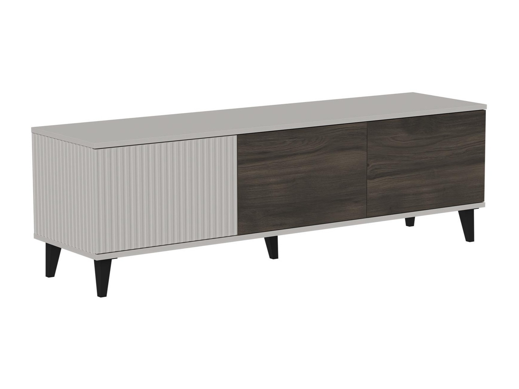 TV-meubel Luelia 115 (Notenhout + Kasjmier)