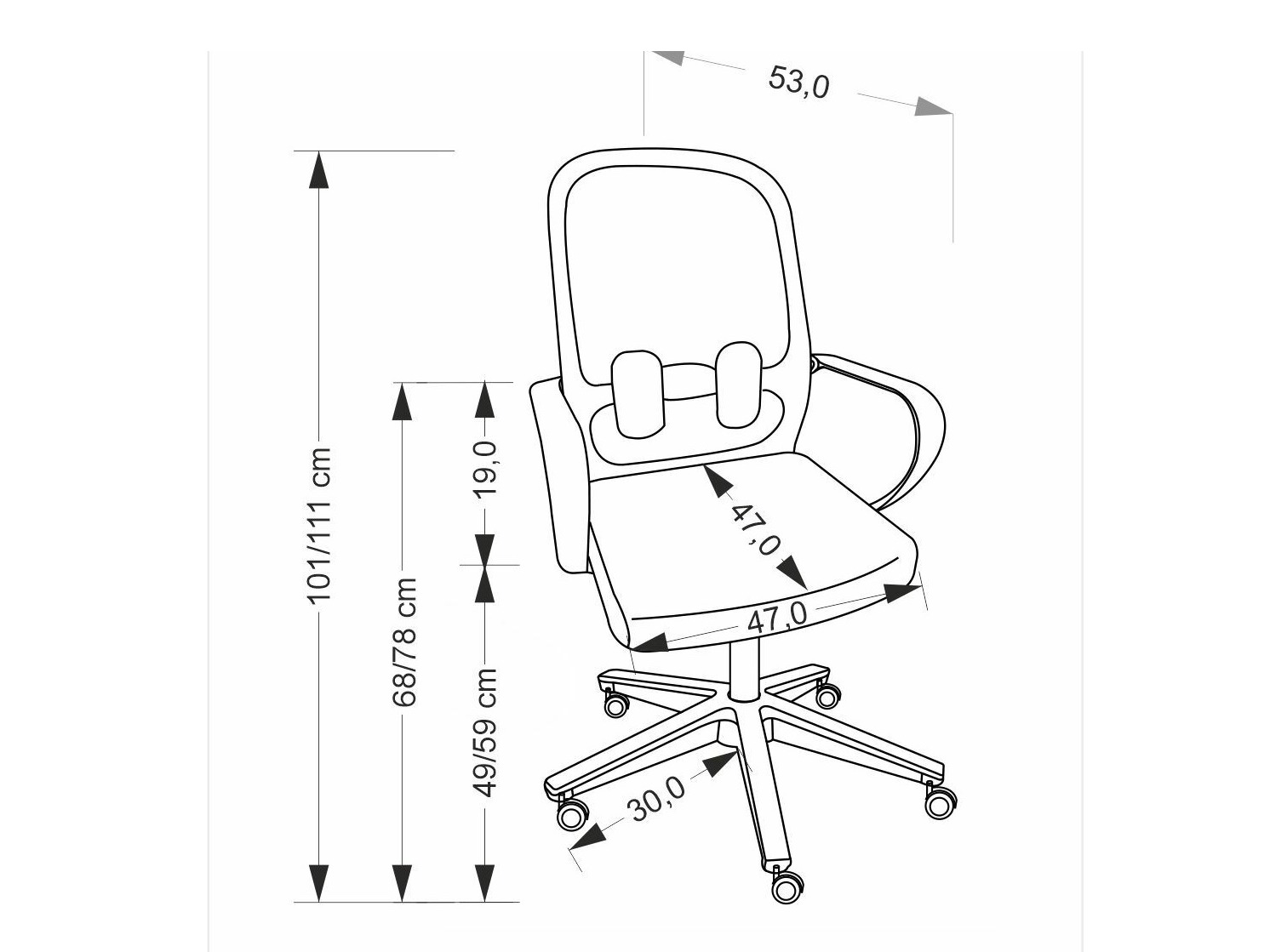 Bureaustoel Houston 1999