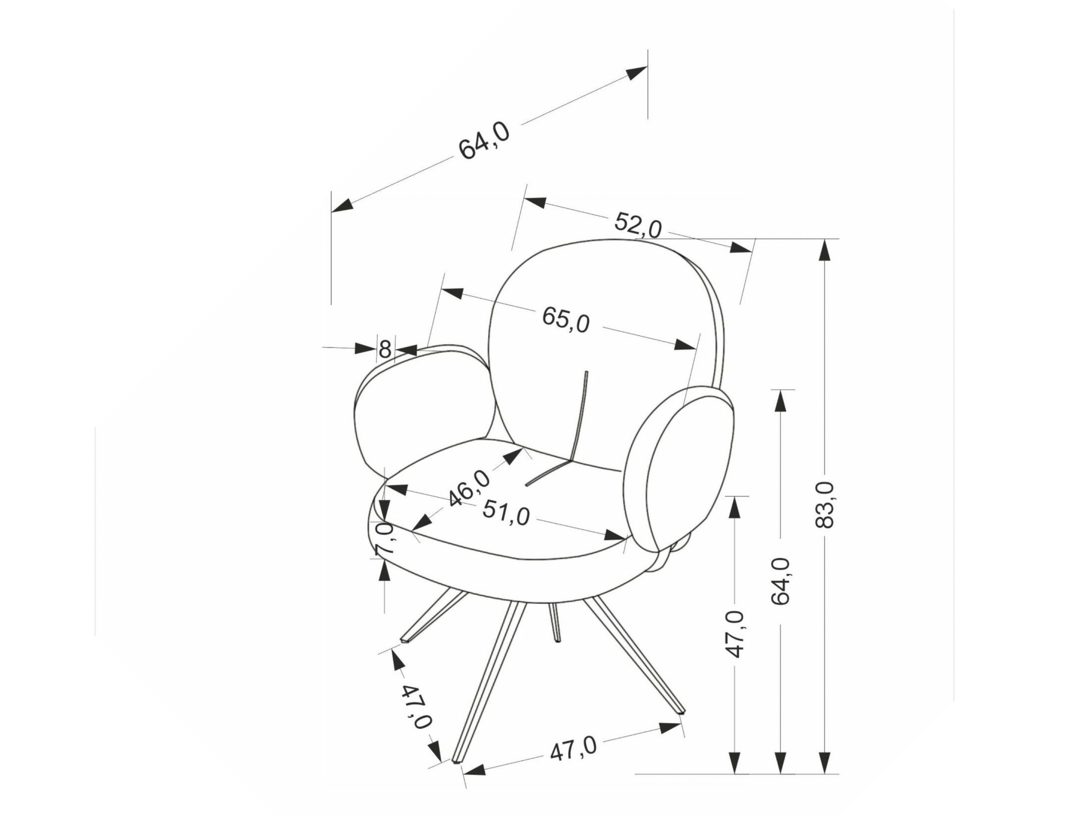 Stoel Houston 1998 (Beige)