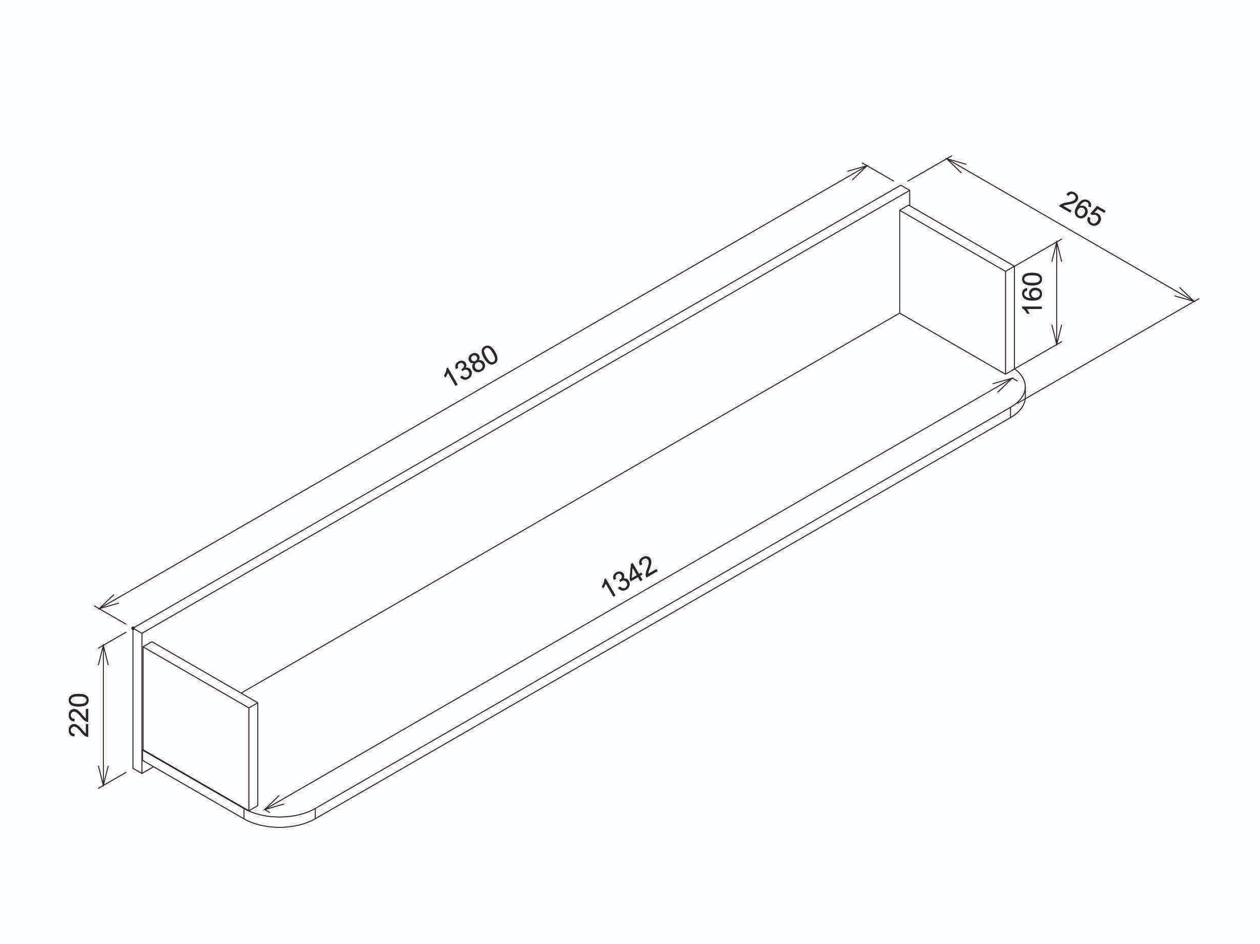 Wandplank Levliva 112