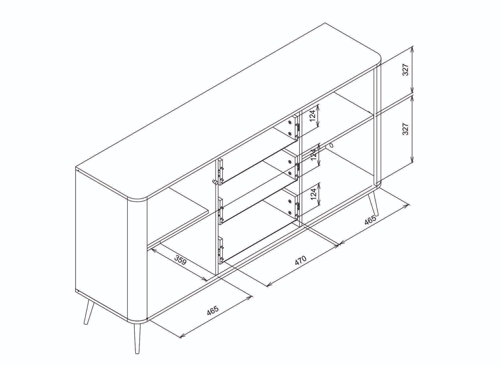 Ladekast Levliva 105