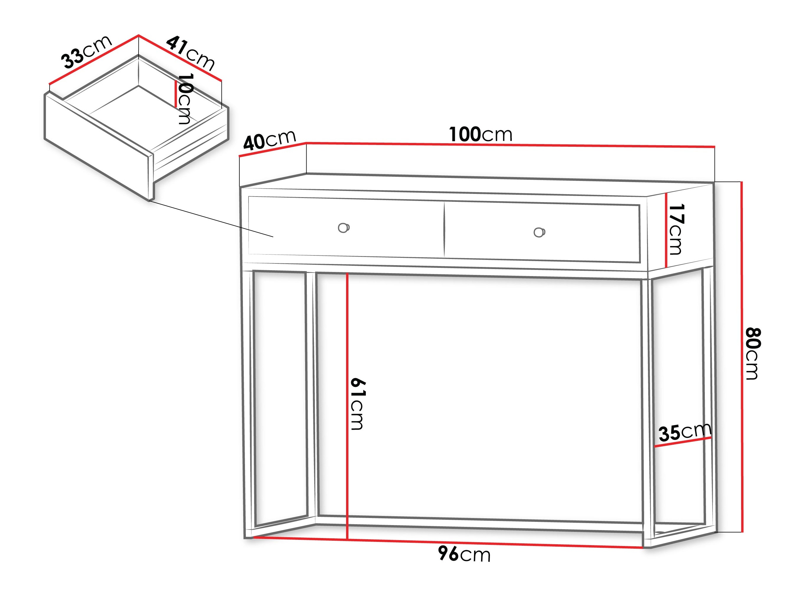 Wandtafel Comfivo Modestia (Wit)