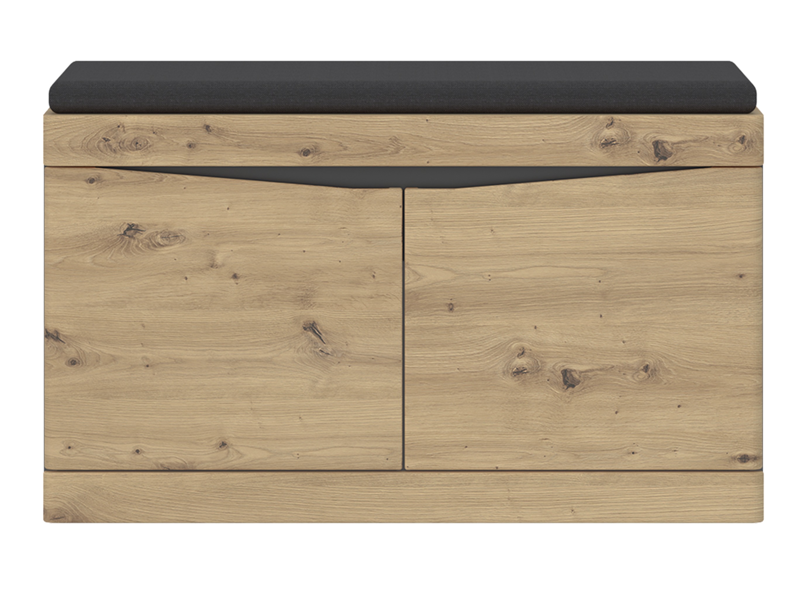 Schoenenkast Ontario 146 (Artisan eiken + Antraciet)