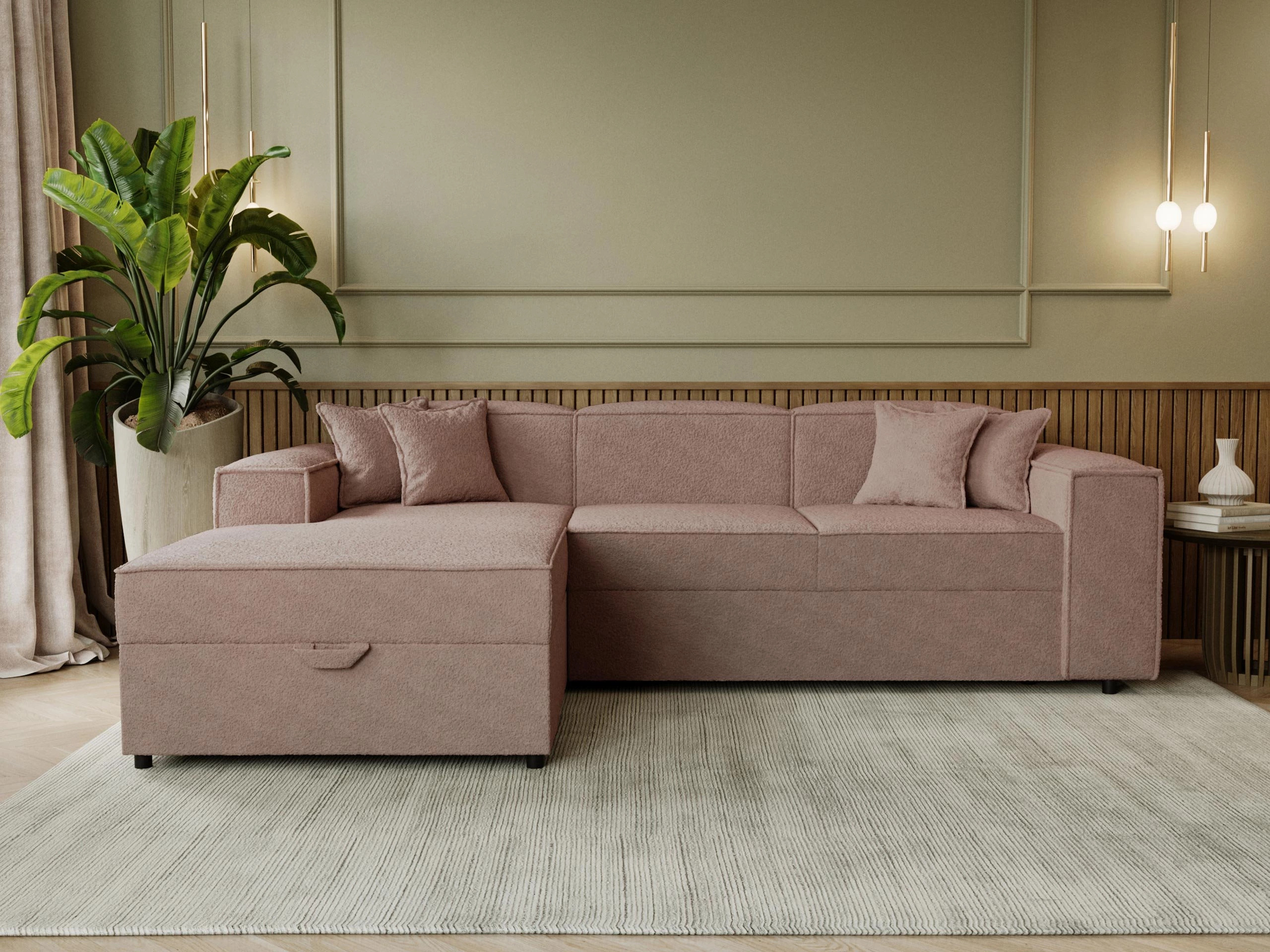 Hoekbank Clovis 116 (Coral 45)