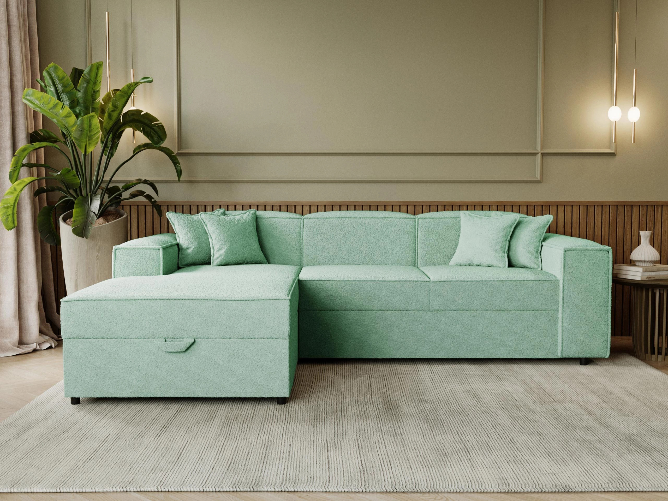 Hoekbank Clovis 116 (Coral 55)