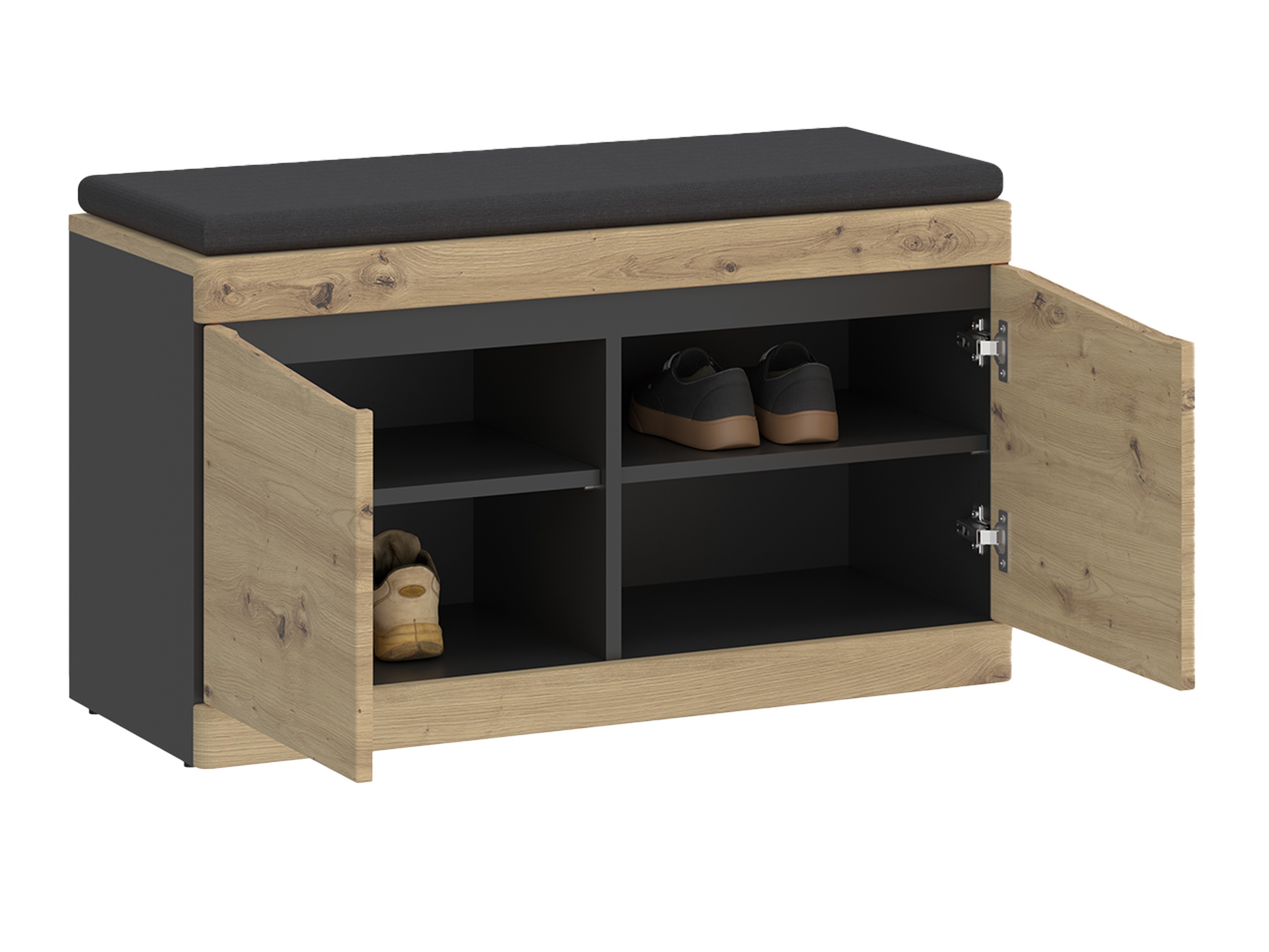 Gangmeubelset Venlori 119 (Artisan eiken + Antraciet)