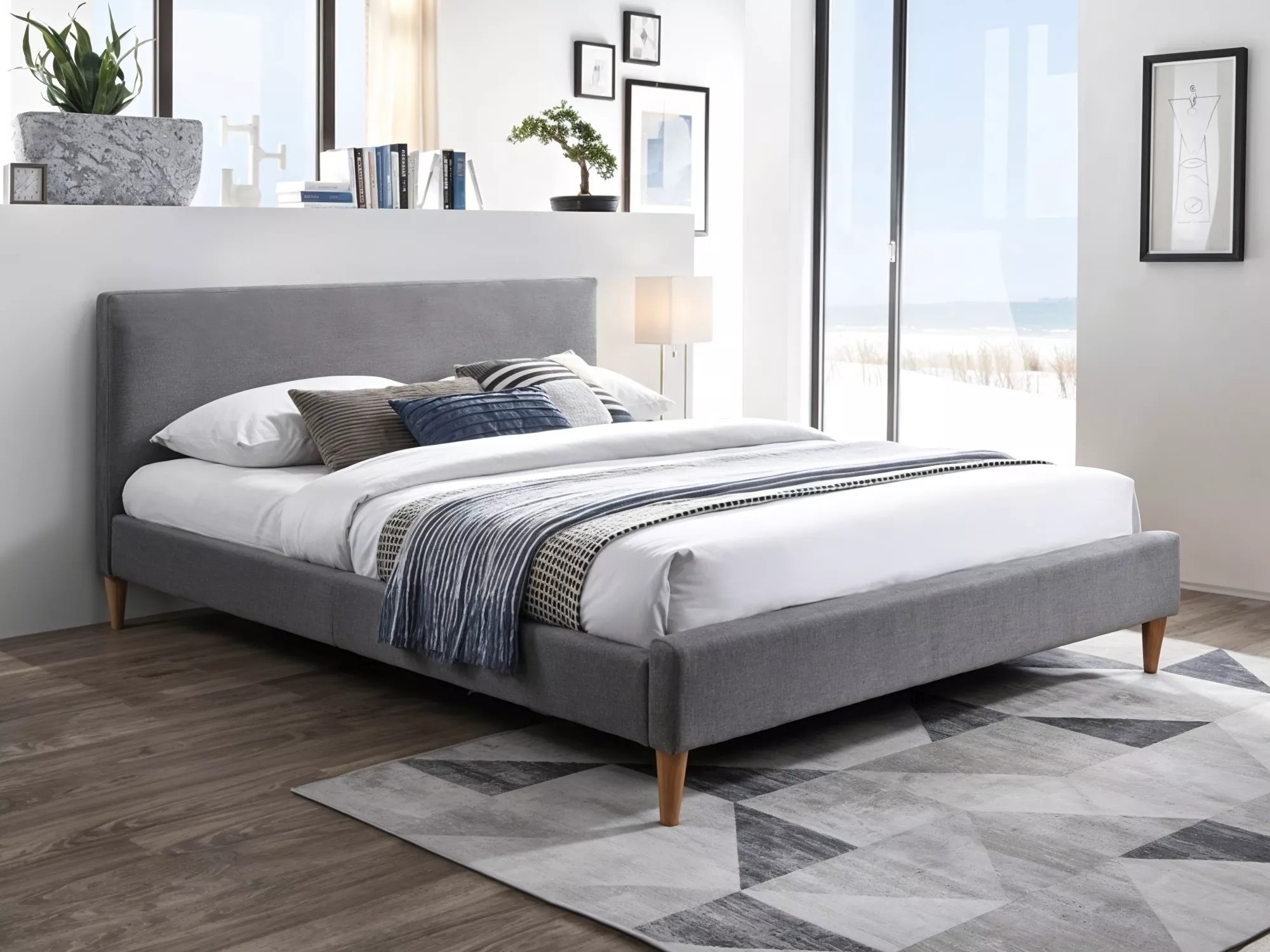 Bed Detroit 100 (Grijs)