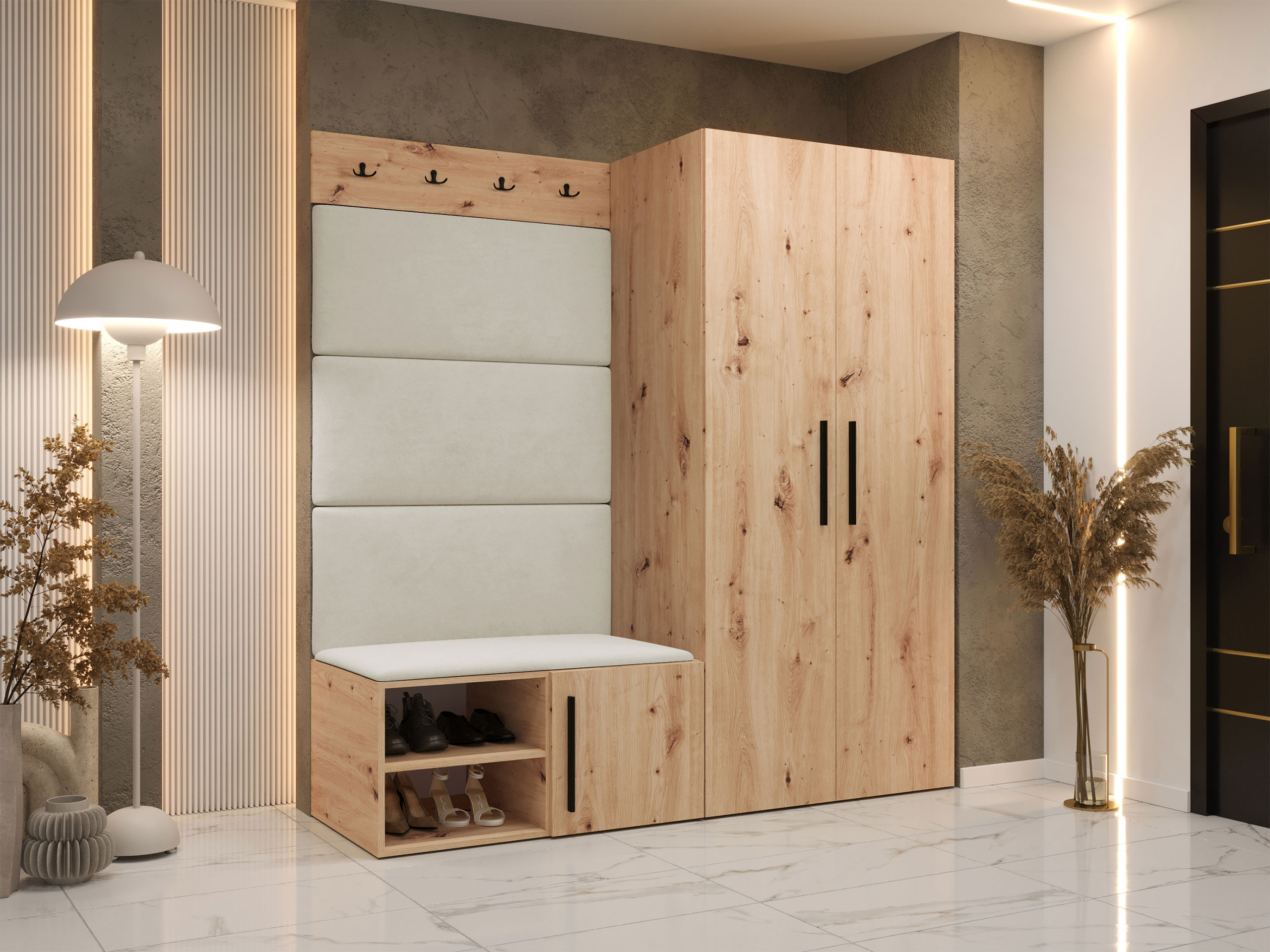 Gangmeubelset Hartford 526 (Artisan eiken)