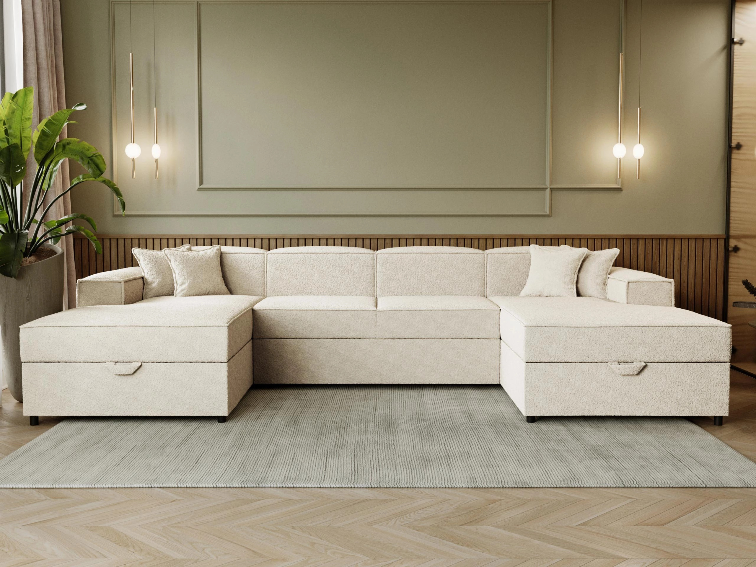 Hoekbank Clovis 115 (Coral 65)