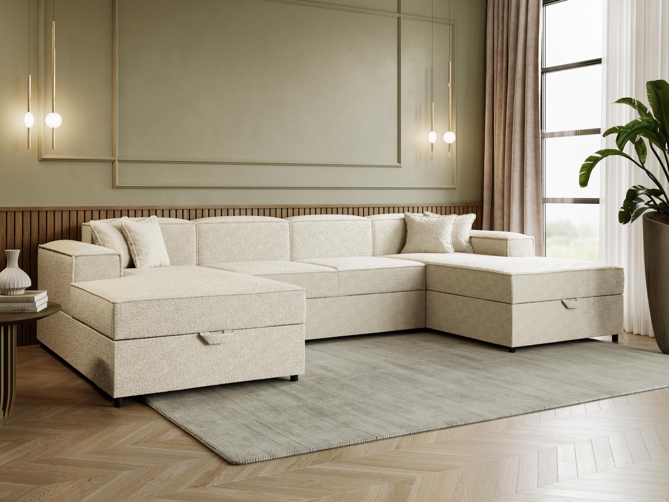 Hoekbank Clovis 115 (Coral 65)