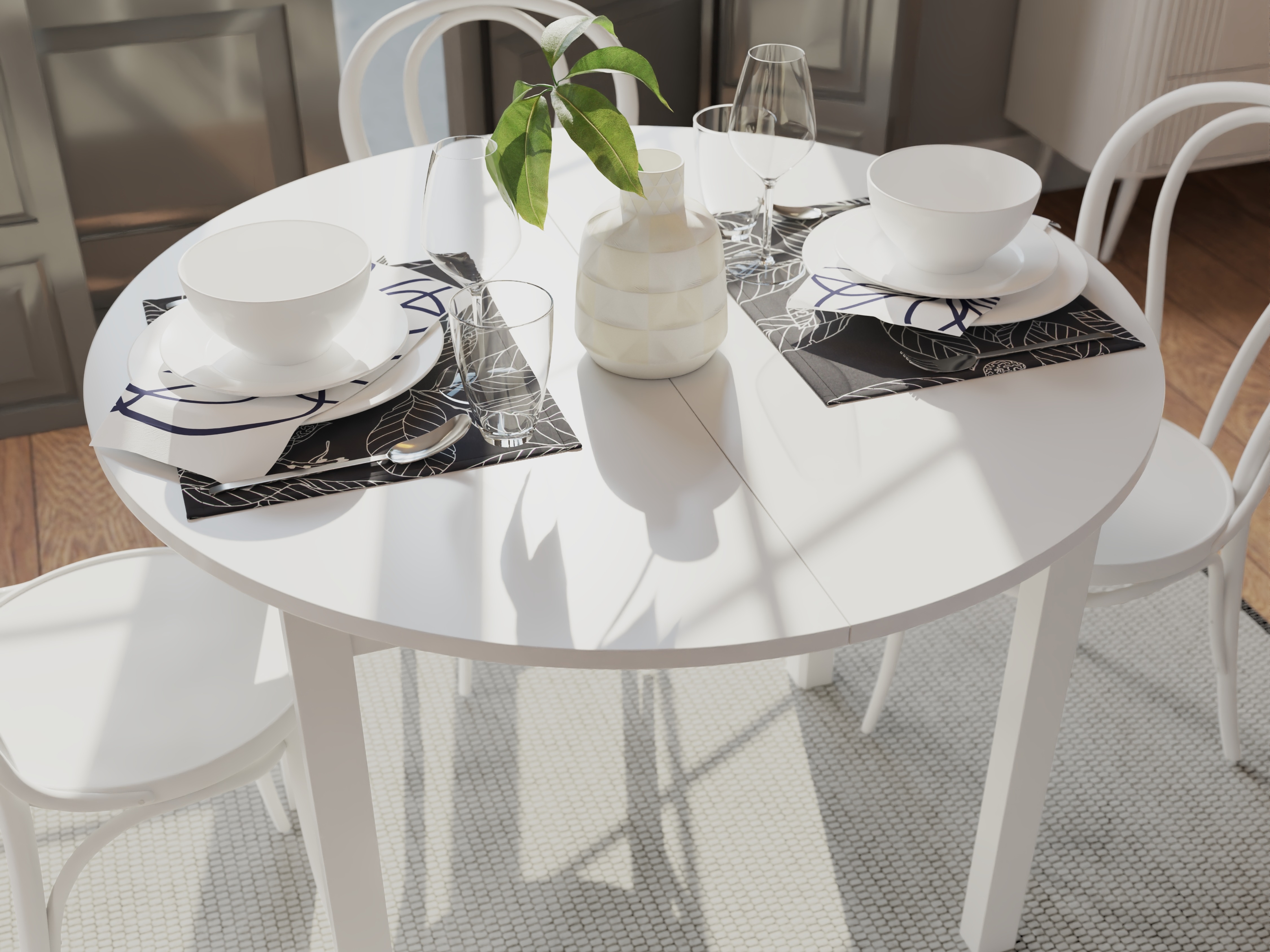 Tafel Bristol 226 (Wit)