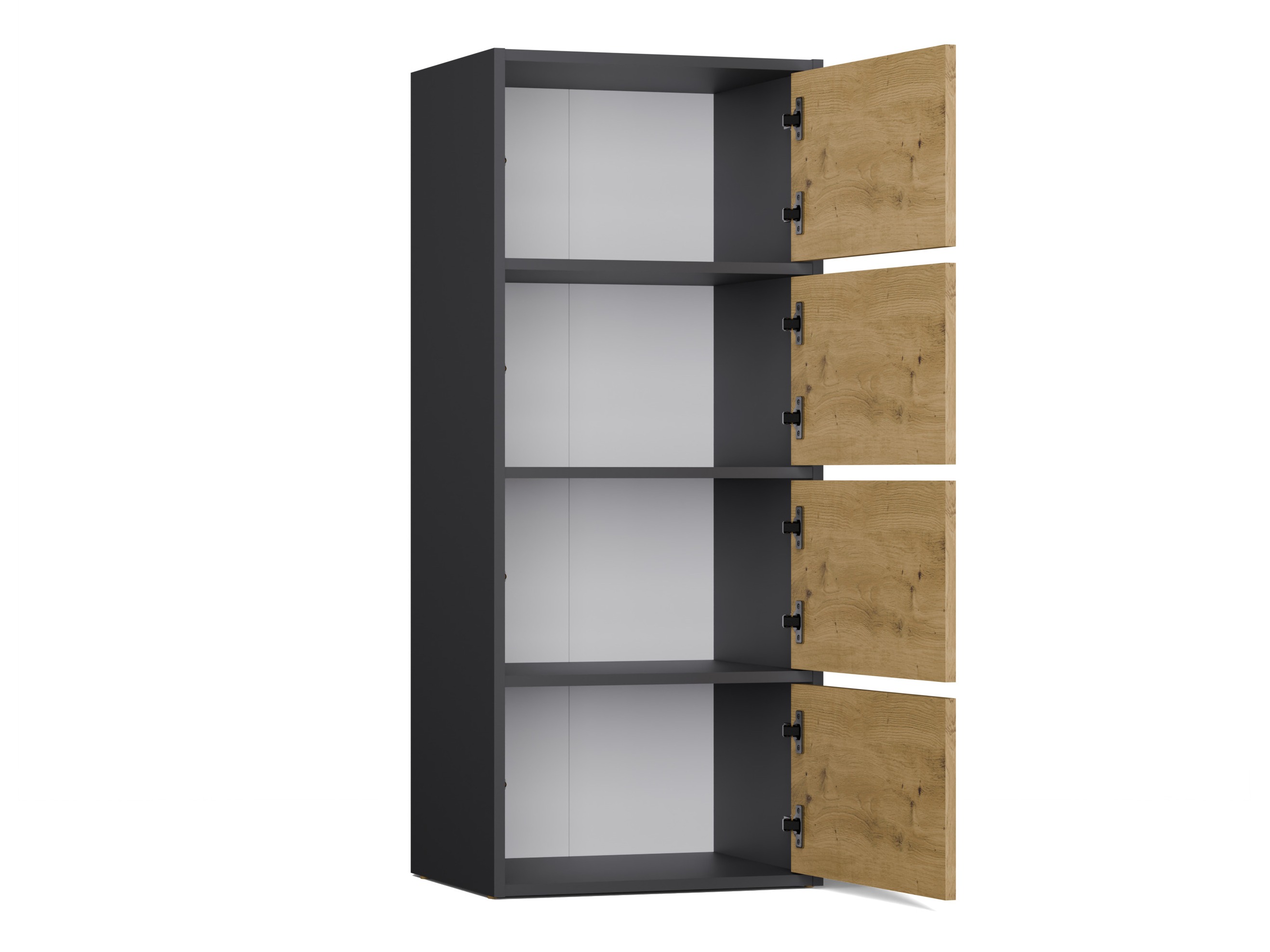 Dressoir Mandeville 298 (Antraciet + Artisan eiken)