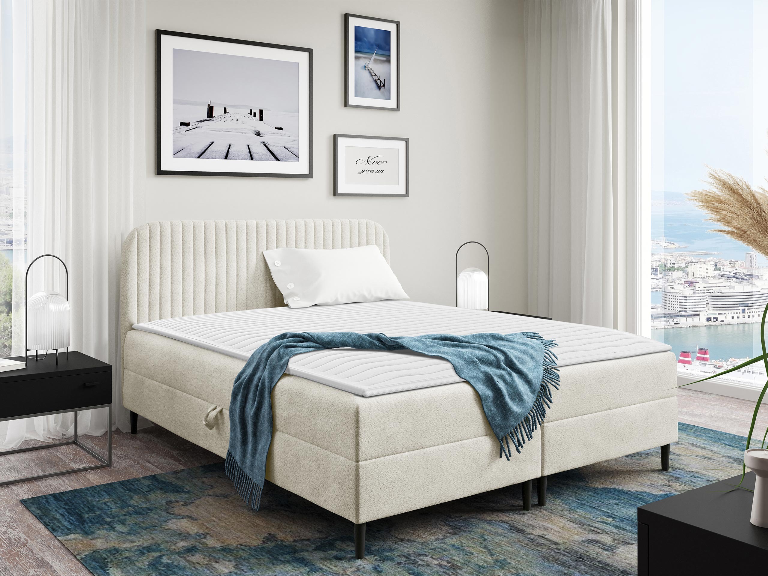 Boxspring Baltimore 200 (Coral 15)