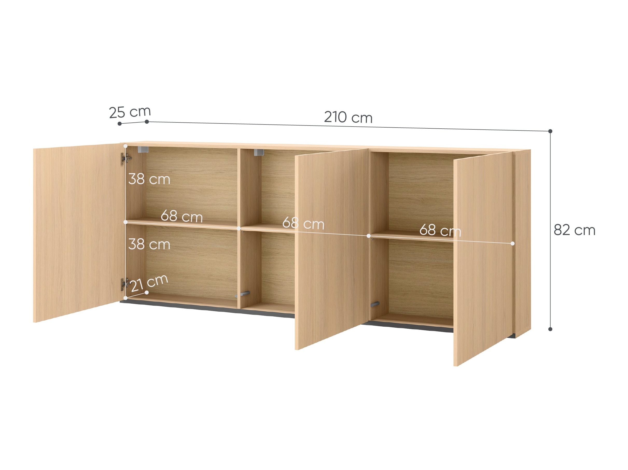 Wandkast Evareve 105