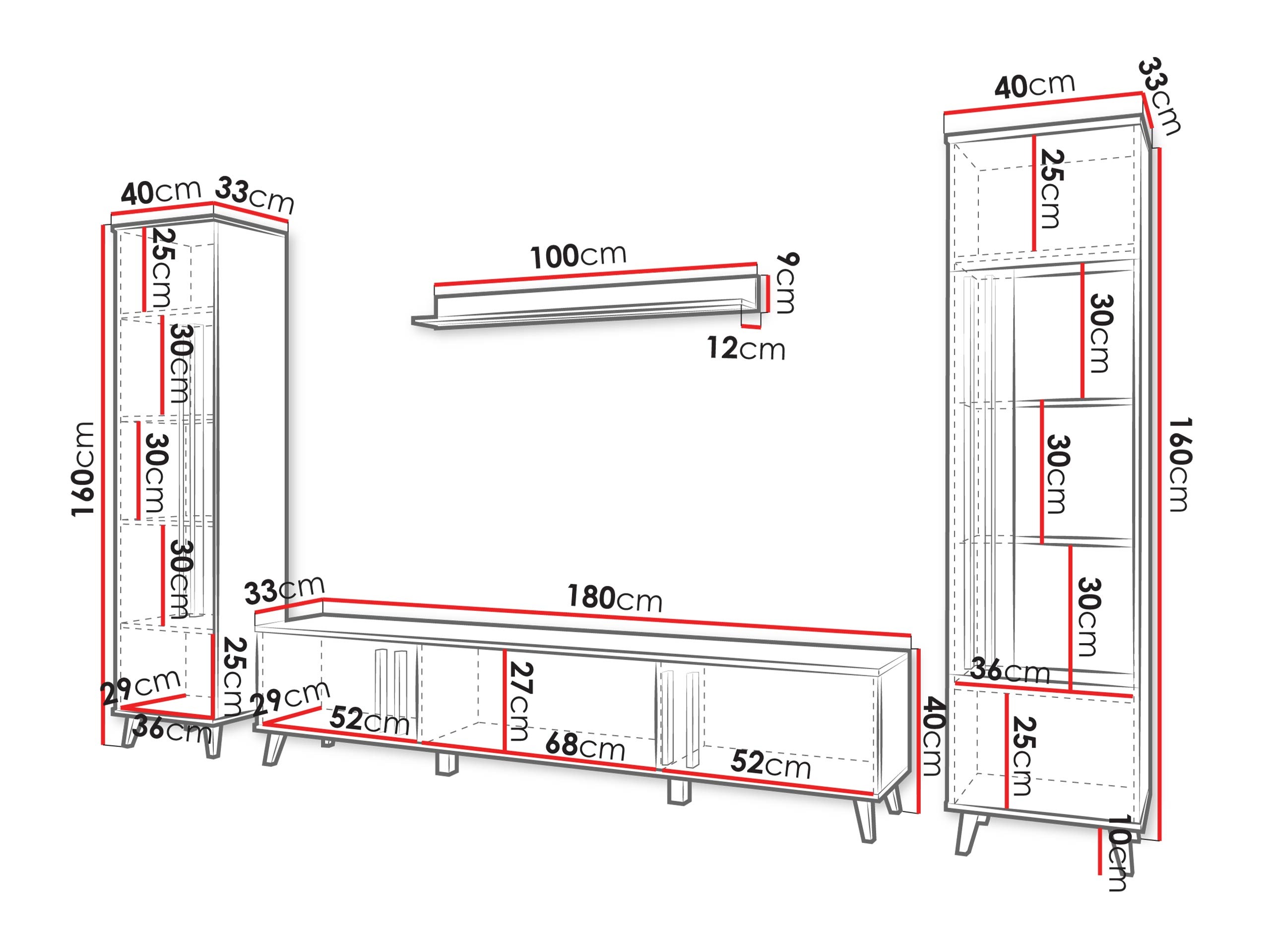 Woonkamerset Temora 103 (Congo)
