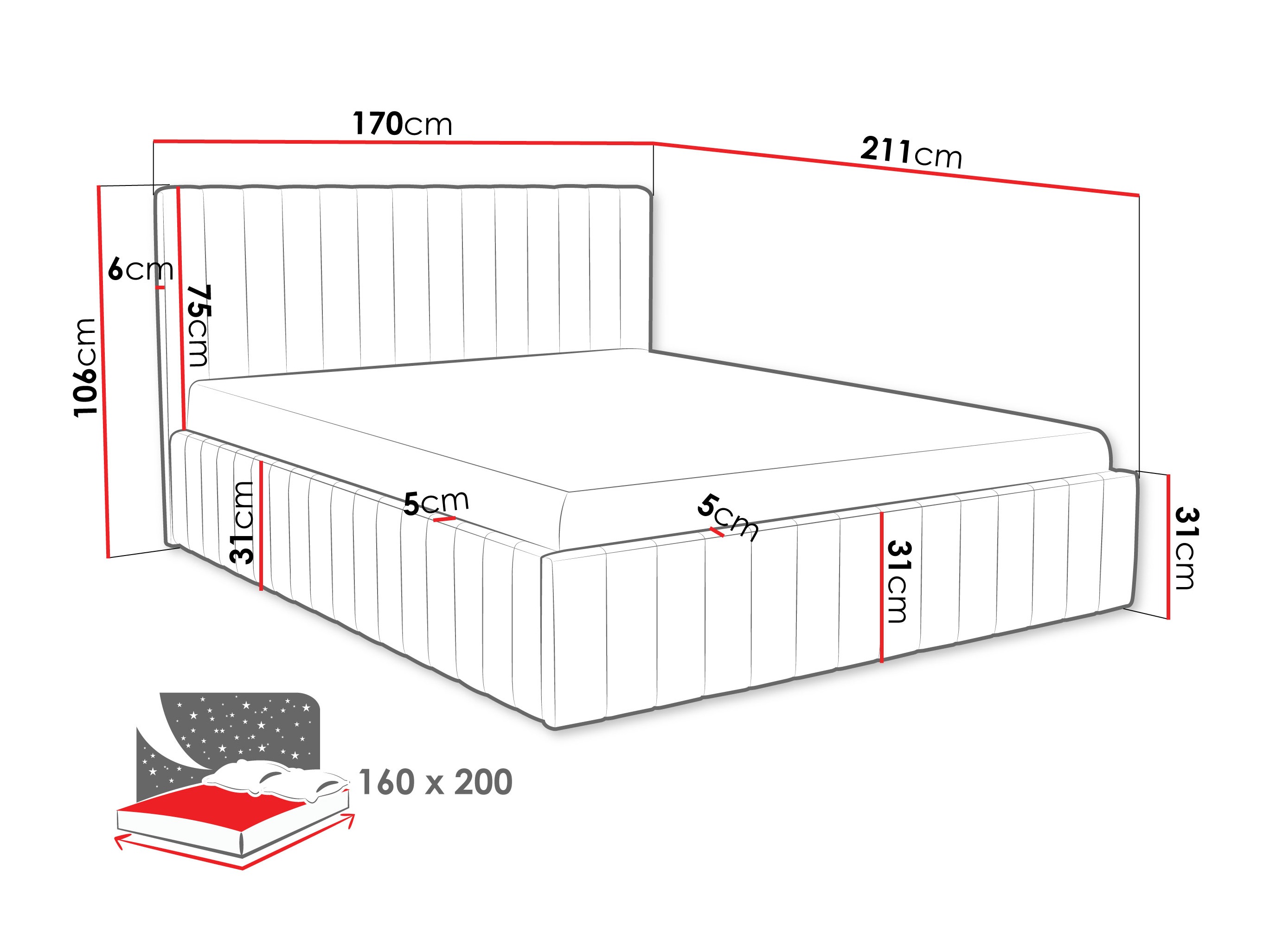 Bed Baltimore 202 (Fresh 1)