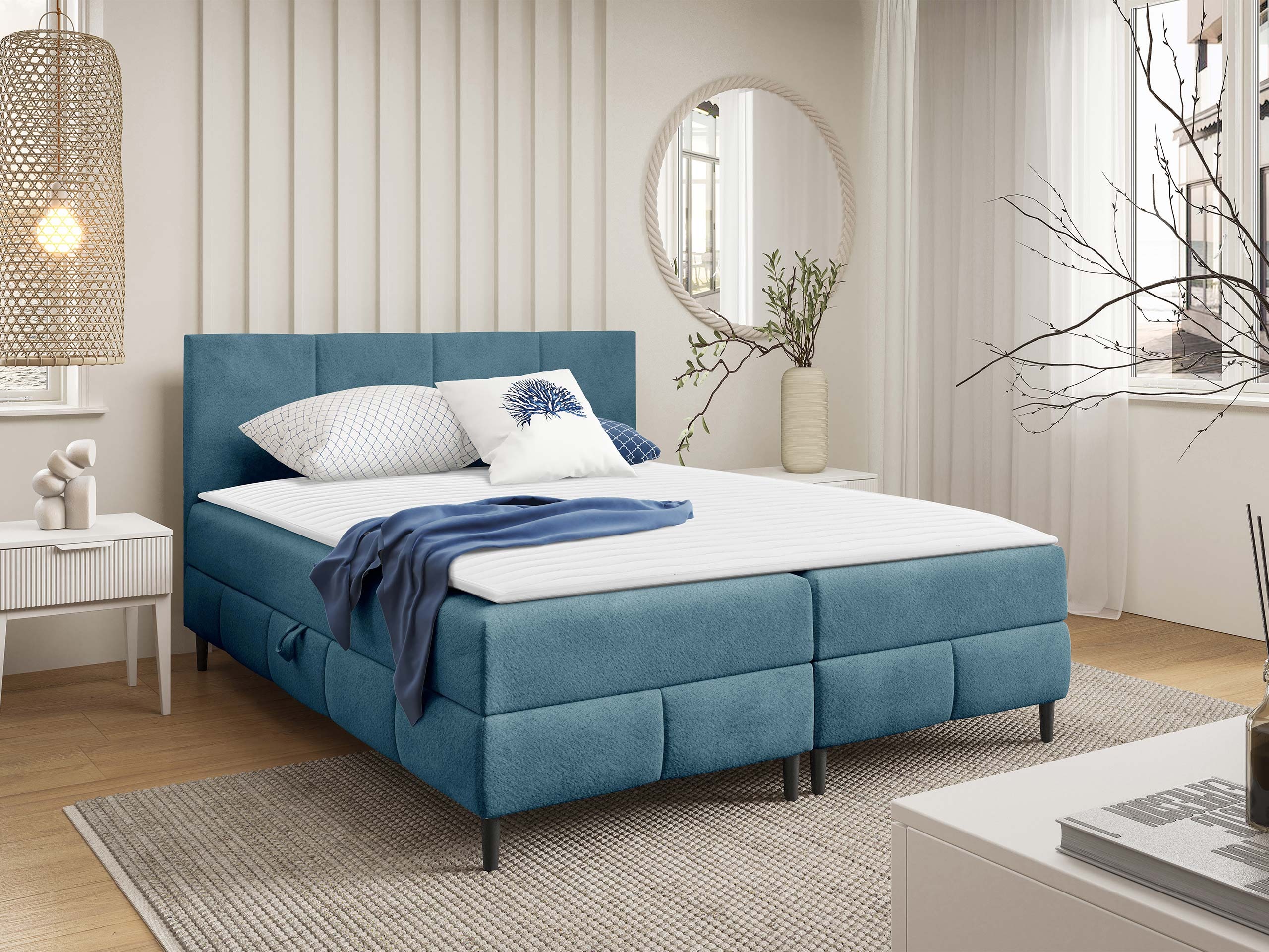 Boxspring Rivus I (Coral 10)