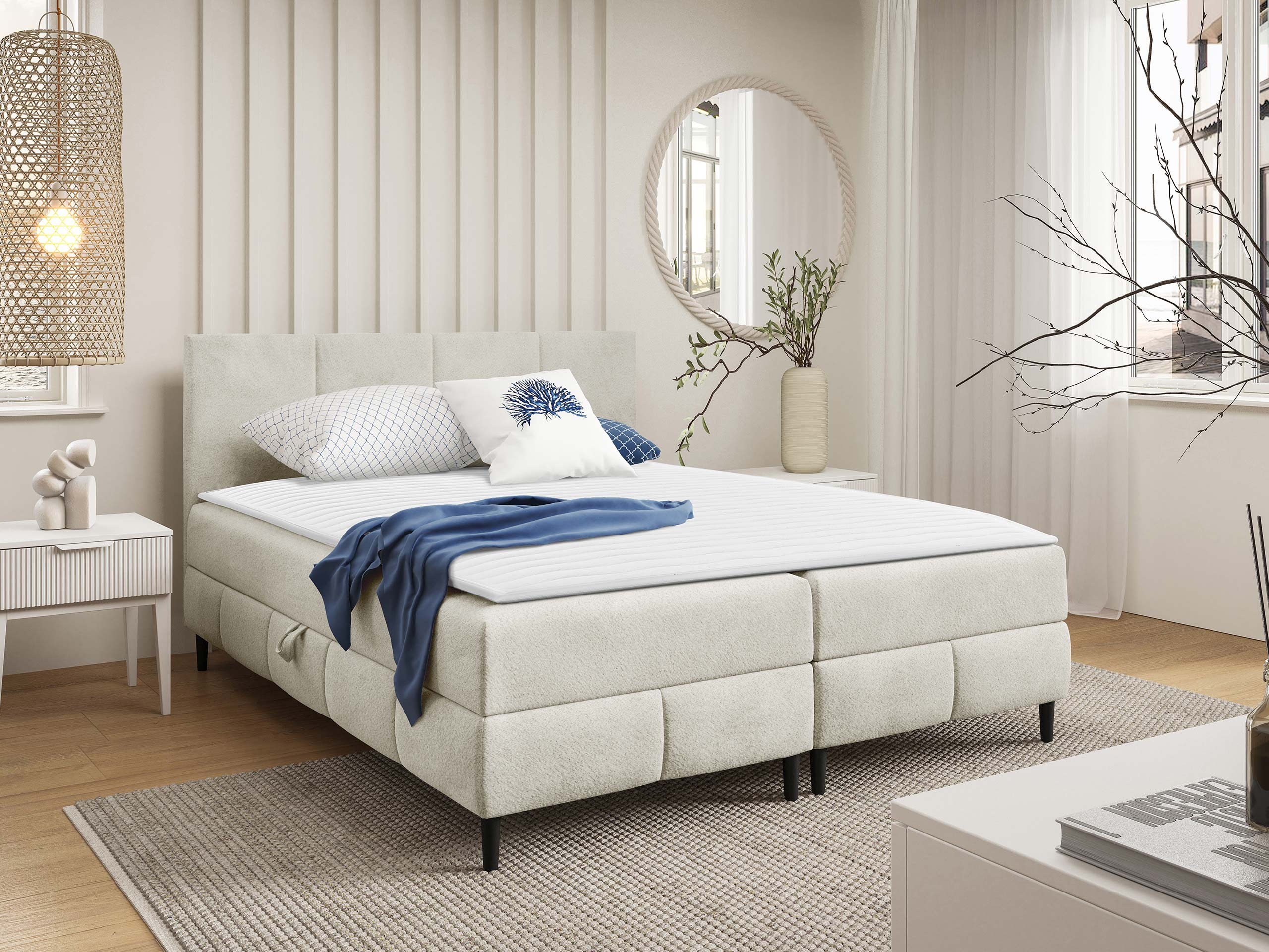 Boxspring Rivus I (Coral 15)