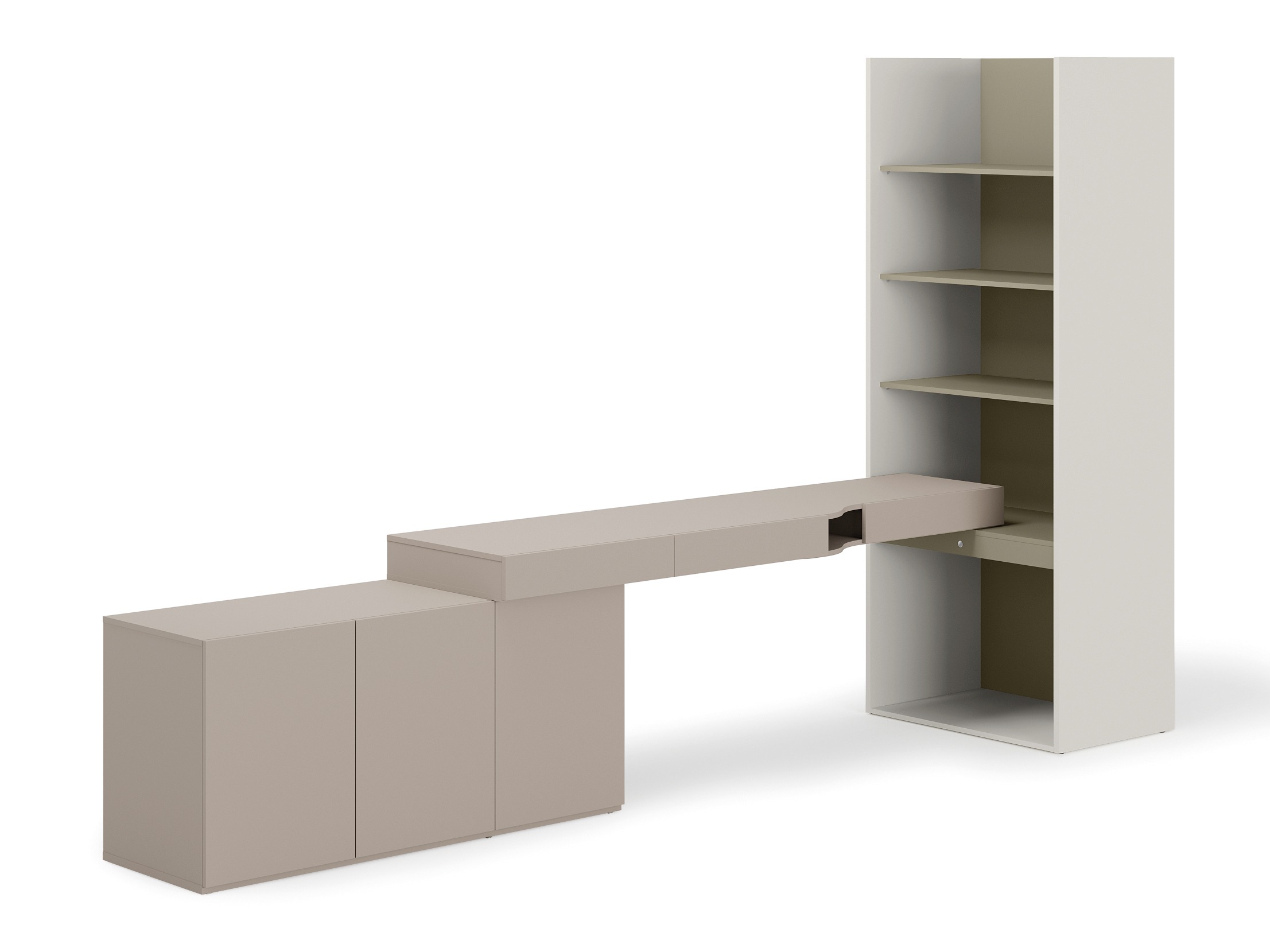 Thuiskantoorset Evareve 118 (Grijs + Groen)